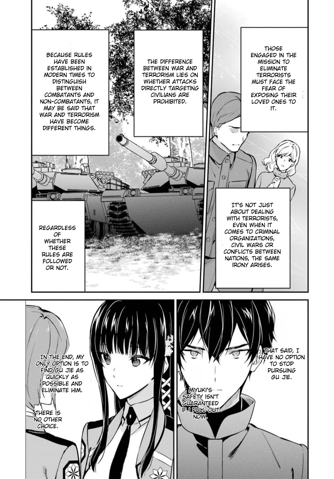 Mahouka Koukou no Rettousei - Shizoku Kaigi-hen Chapter 39 page 7 - Chapter 39: Hint