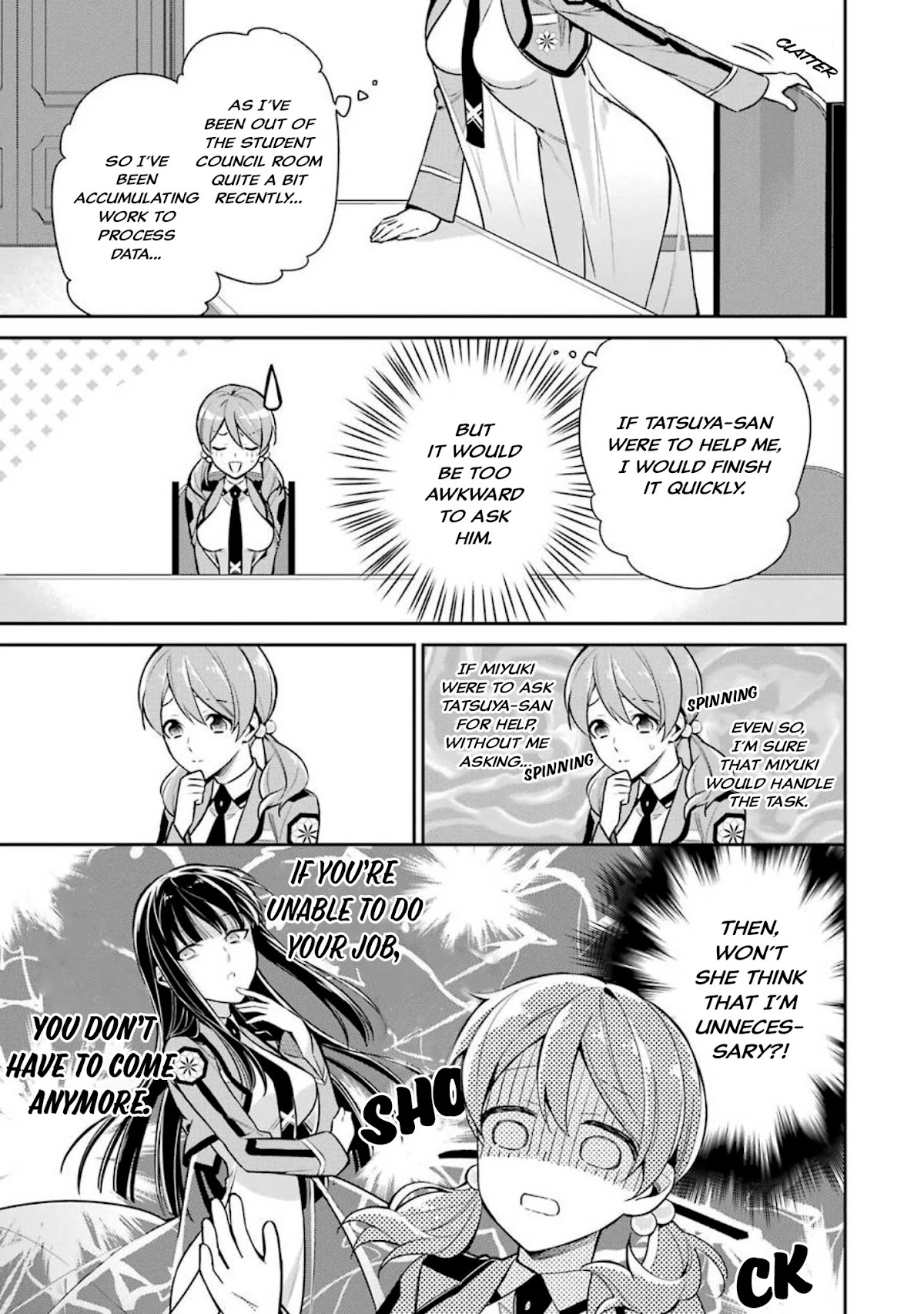 Mahouka Koukou no Rettousei - Shizoku Kaigi-hen Chapter 4 page 17 - Chapter 4: Confusion