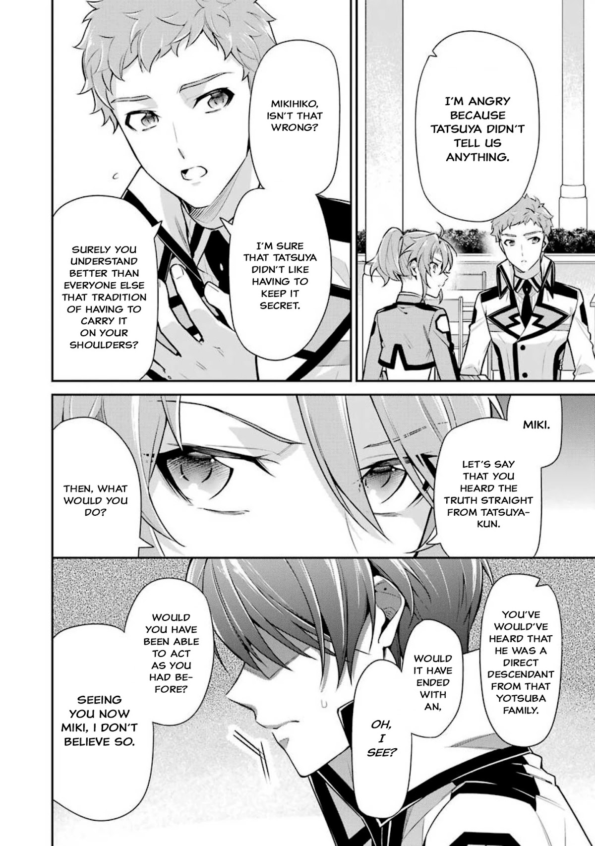 Mahouka Koukou no Rettousei - Shizoku Kaigi-hen Chapter 4 page 6 - Chapter 4: Confusion