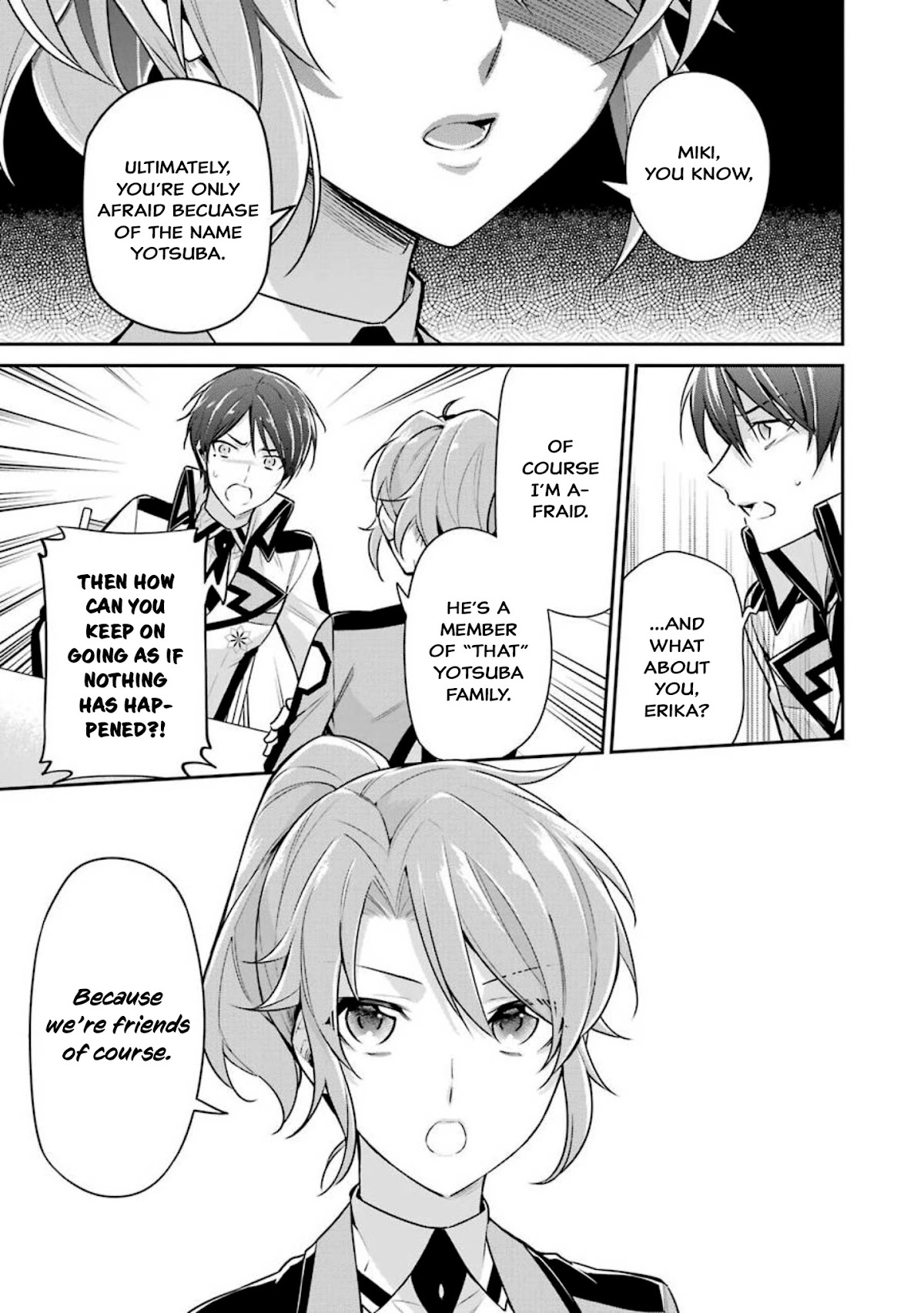 Mahouka Koukou no Rettousei - Shizoku Kaigi-hen Chapter 4 page 7 - Chapter 4: Confusion