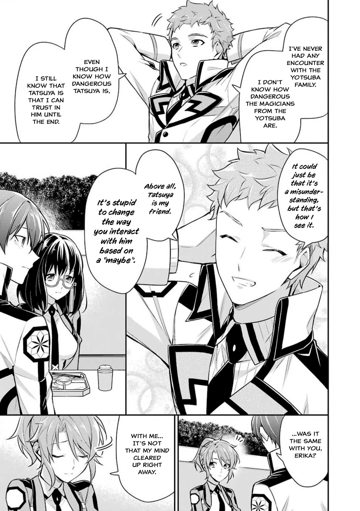 Mahouka Koukou no Rettousei - Shizoku Kaigi-hen Chapter 4 page 9 - Chapter 4: Confusion