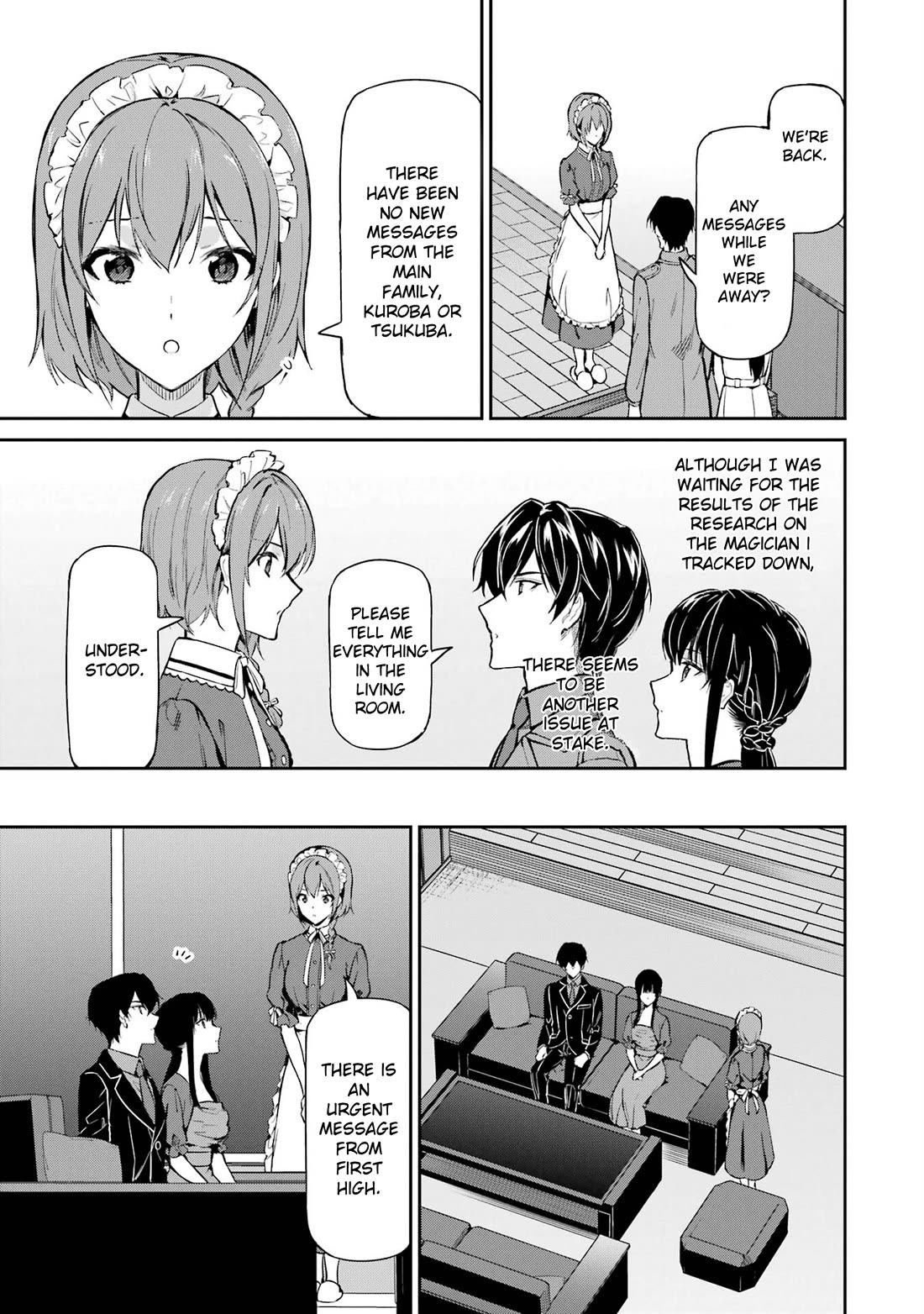 Mahouka Koukou no Rettousei - Shizoku Kaigi-hen Chapter 40 page 27 - Chapter 40: Method