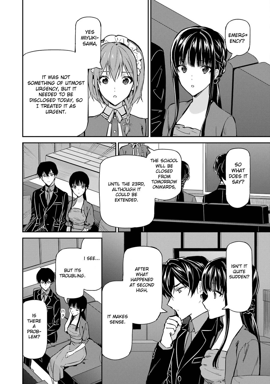 Mahouka Koukou no Rettousei - Shizoku Kaigi-hen Chapter 40 page 28 - Chapter 40: Method