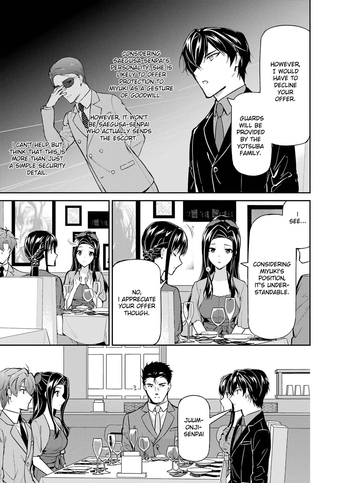 Mahouka Koukou no Rettousei - Shizoku Kaigi-hen Chapter 40 page 9 - Chapter 40: Method