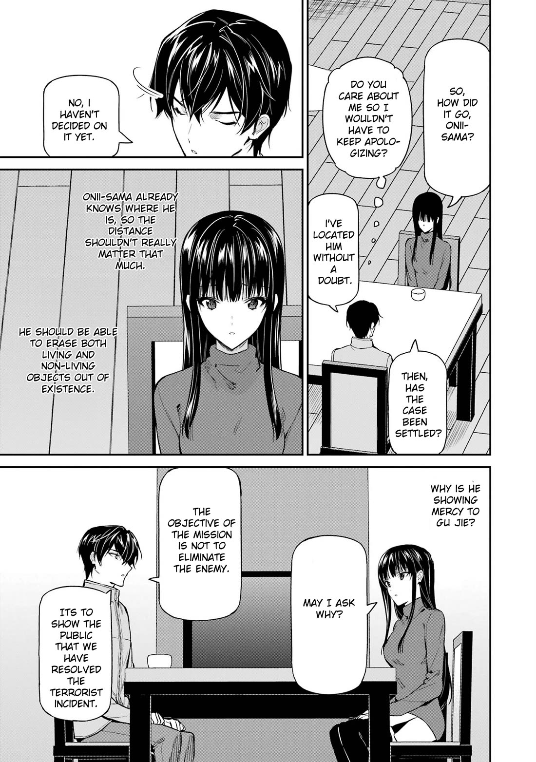 Mahouka Koukou no Rettousei - Shizoku Kaigi-hen Chapter 42 page 13 - Chapter 42: Declaration