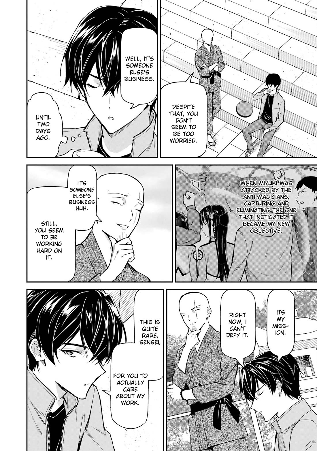 Mahouka Koukou no Rettousei - Shizoku Kaigi-hen Chapter 42 page 18 - Chapter 42: Declaration