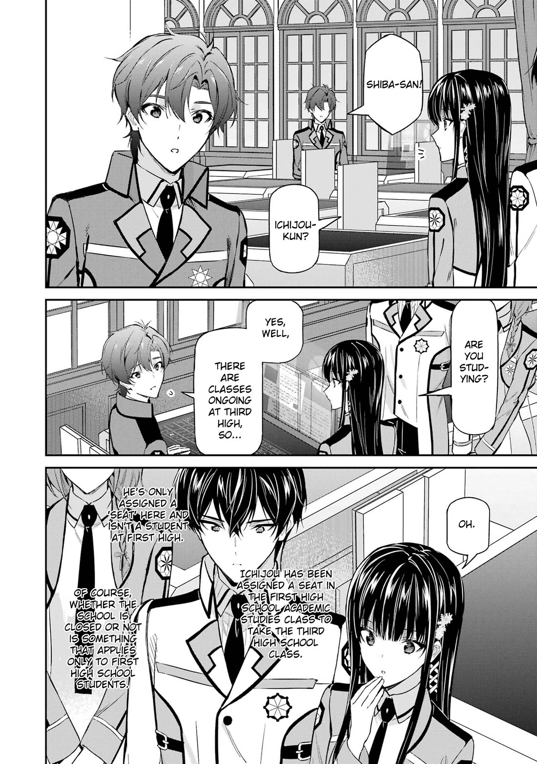 Mahouka Koukou no Rettousei - Shizoku Kaigi-hen Chapter 42 page 22 - Chapter 42: Declaration