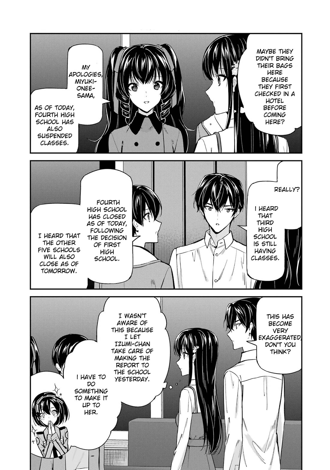 Mahouka Koukou no Rettousei - Shizoku Kaigi-hen Chapter 43 page 3 - Chapter 43: John Doe