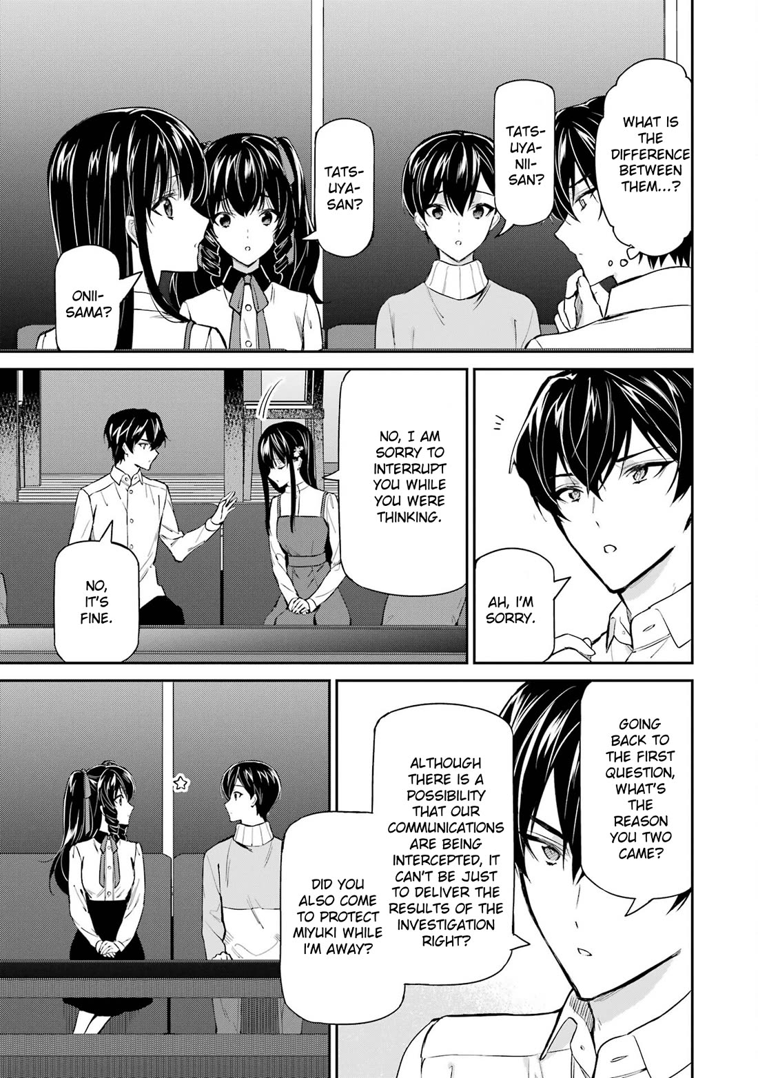 Mahouka Koukou no Rettousei - Shizoku Kaigi-hen Chapter 43 page 9 - Chapter 43: John Doe