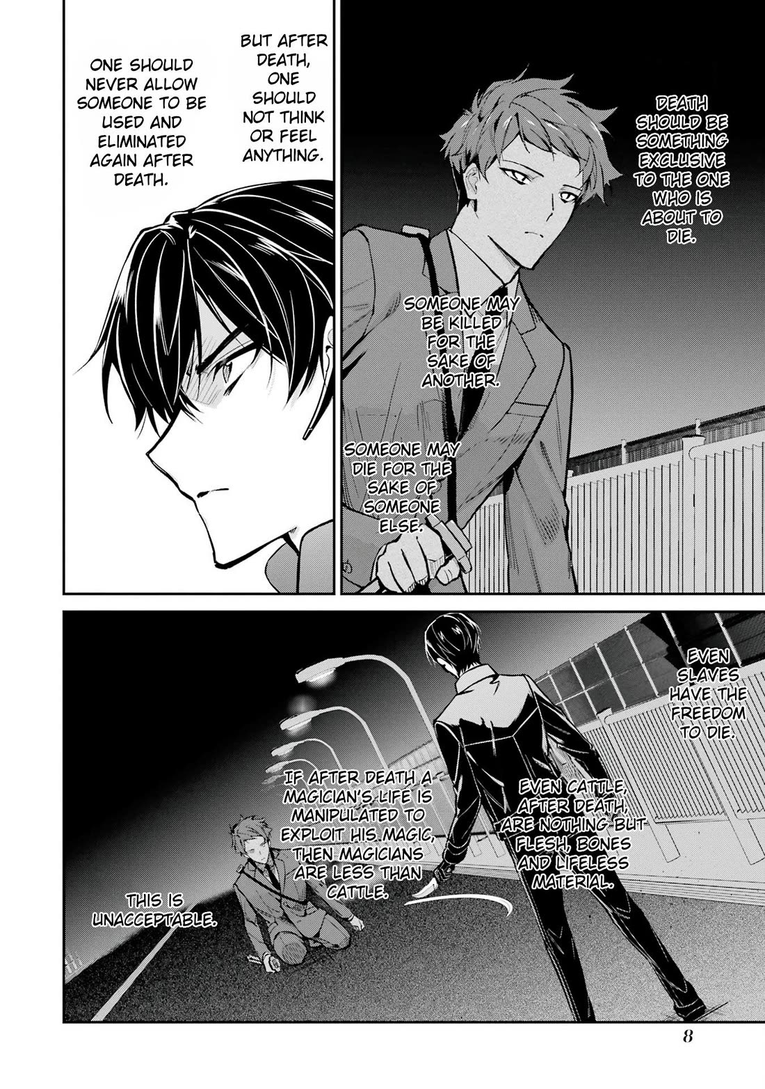Mahouka Koukou no Rettousei - Shizoku Kaigi-hen Chapter 46 page 8 - Chapter 46: The Power of Life