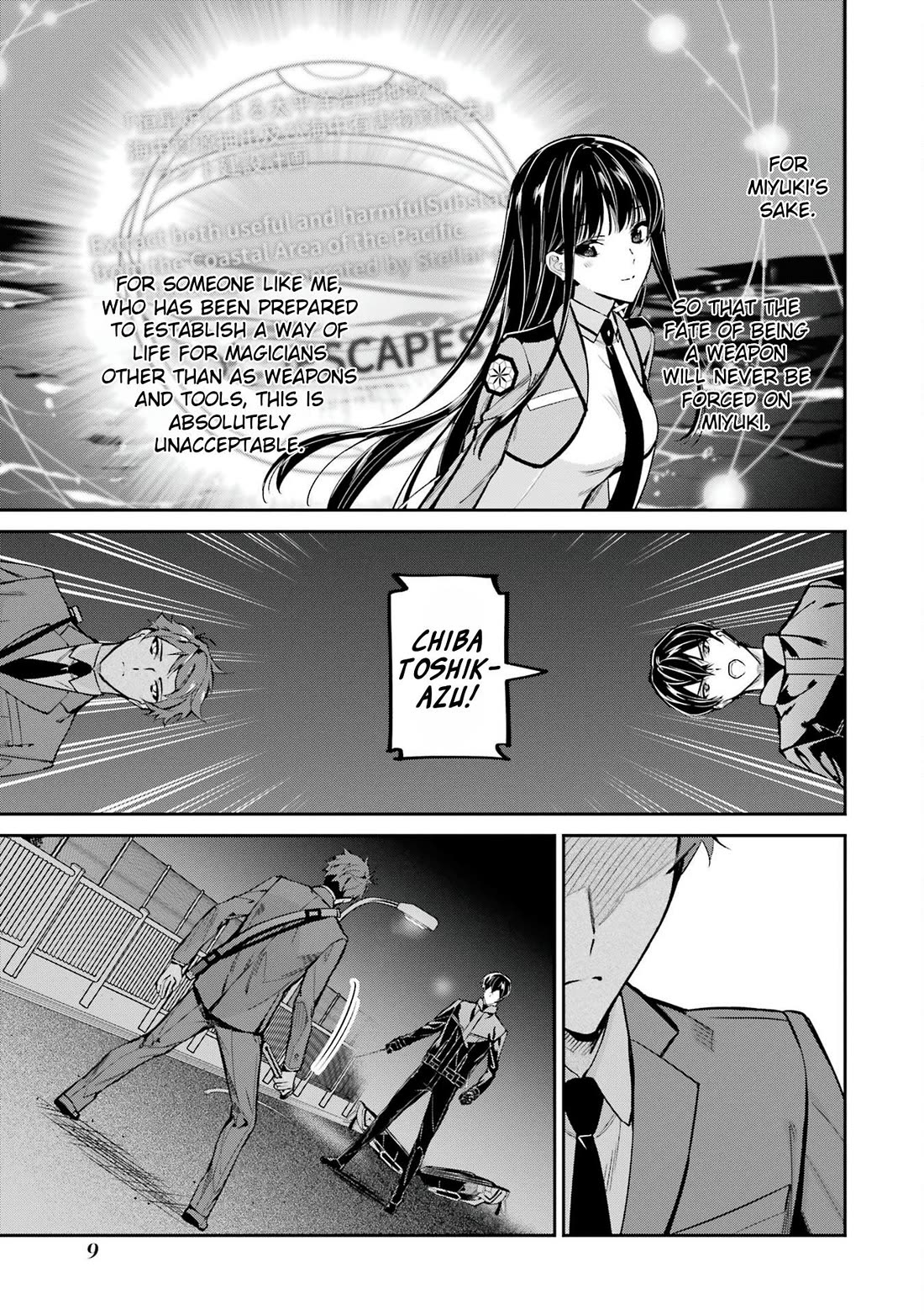 Mahouka Koukou no Rettousei - Shizoku Kaigi-hen Chapter 46 page 9 - Chapter 46: The Power of Life