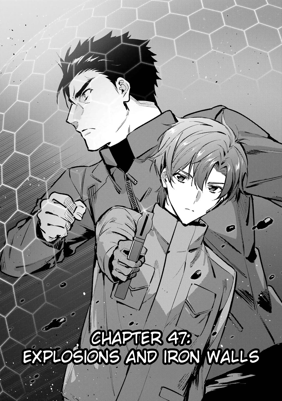 Mahouka Koukou no Rettousei - Shizoku Kaigi-hen Chapter 47 page 1 - Chapter 47: Explosions and Iron Walls
