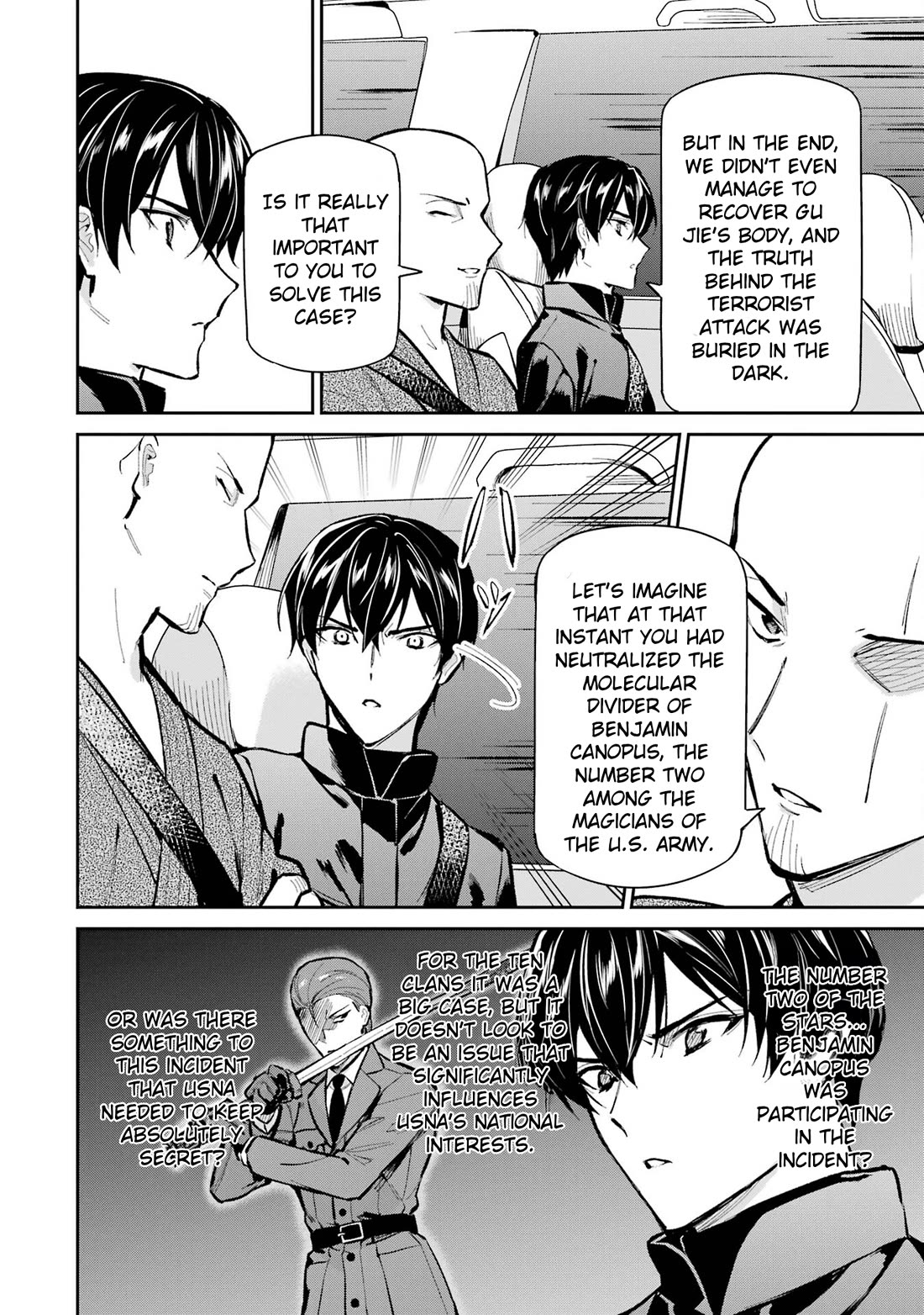 Mahouka Koukou no Rettousei - Shizoku Kaigi-hen Chapter 50 page 4 - Chapter 50: Smile