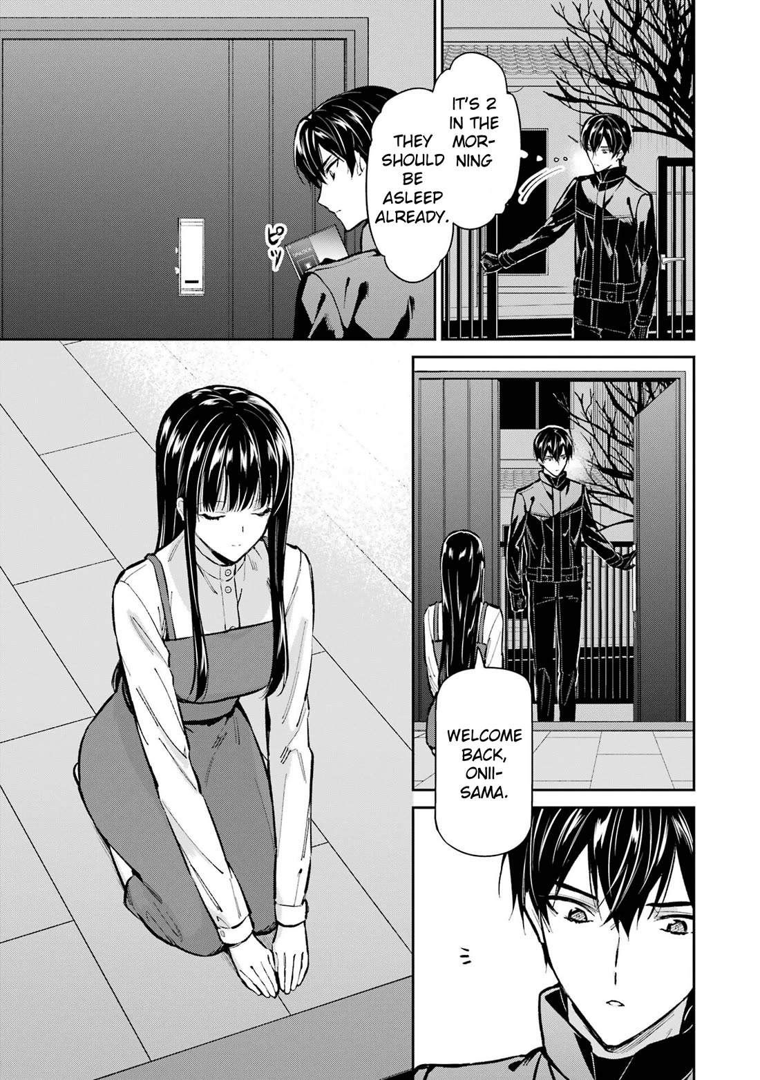 Mahouka Koukou no Rettousei - Shizoku Kaigi-hen Chapter 50 page 7 - Chapter 50: Smile