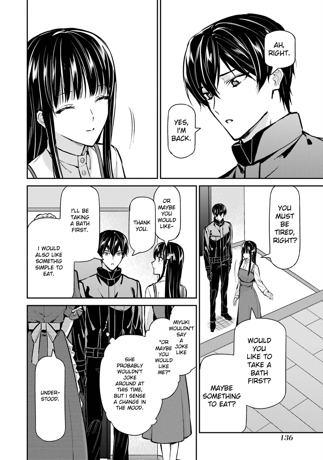 Mahouka Koukou no Rettousei - Shizoku Kaigi-hen Chapter 50 page 8 - Chapter 50: Smile