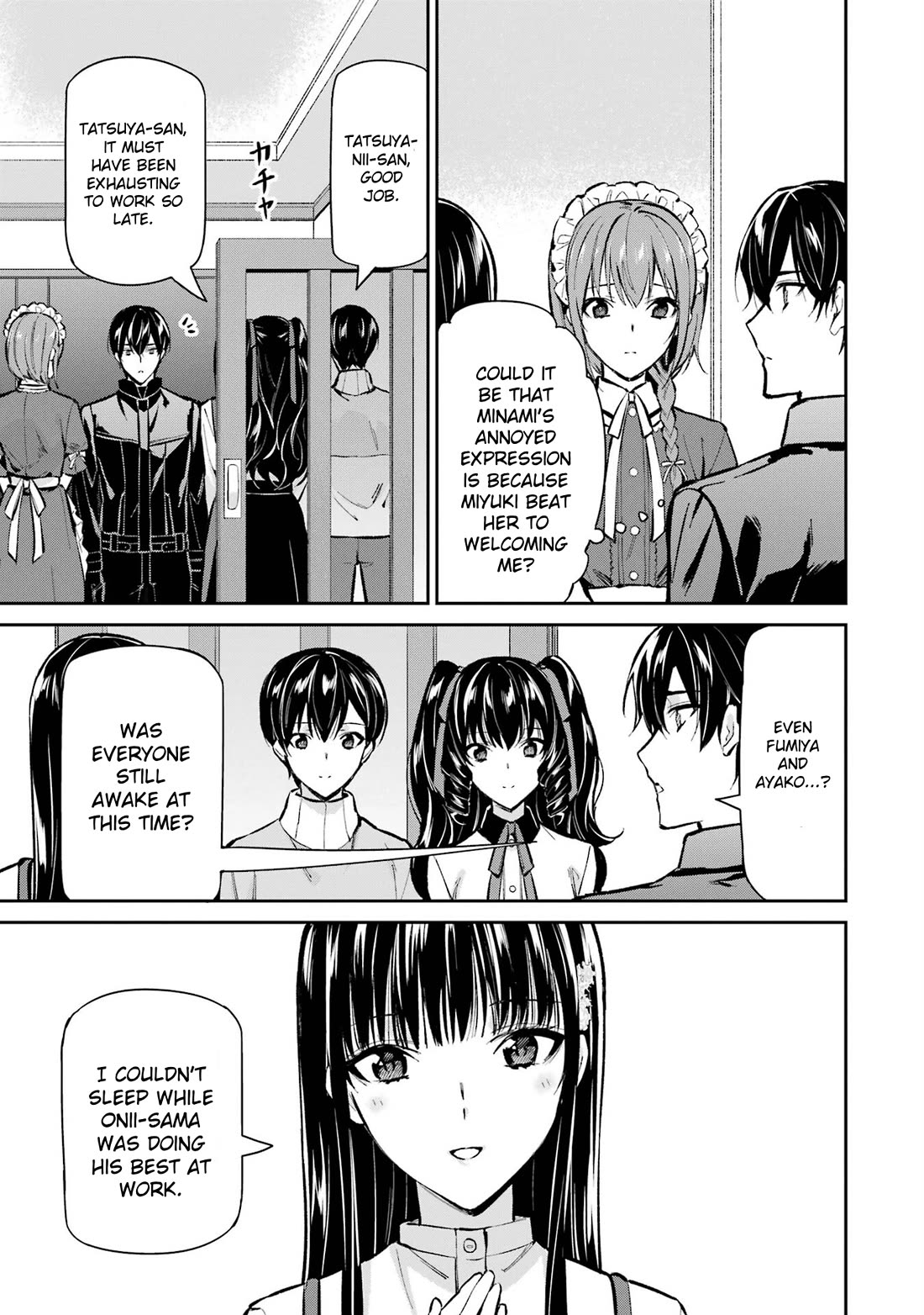 Mahouka Koukou no Rettousei - Shizoku Kaigi-hen Chapter 50 page 9 - Chapter 50: Smile