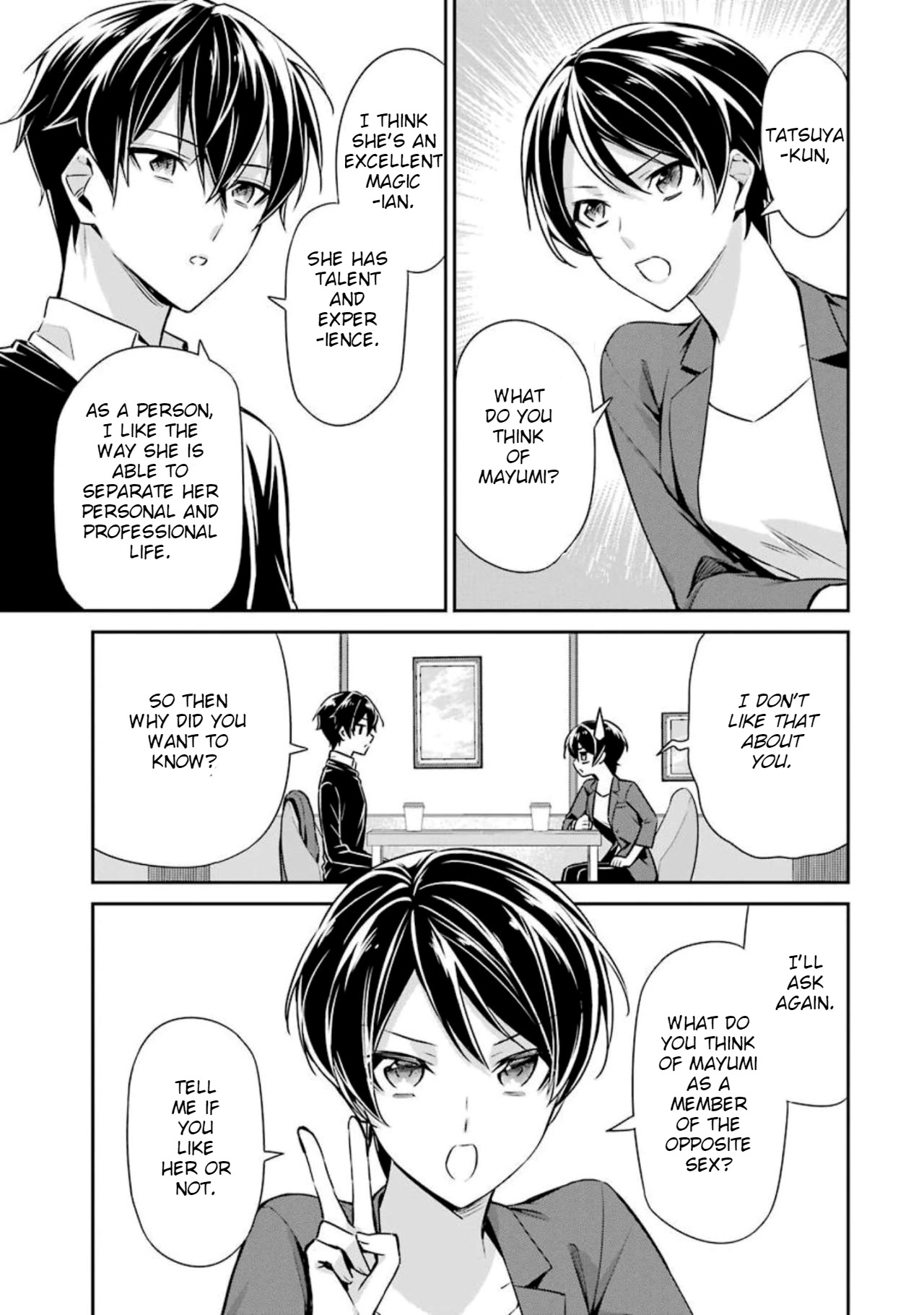 Mahouka Koukou no Rettousei - Shizoku Kaigi-hen Chapter 6 page 27 - Chapter 6: True Feelings