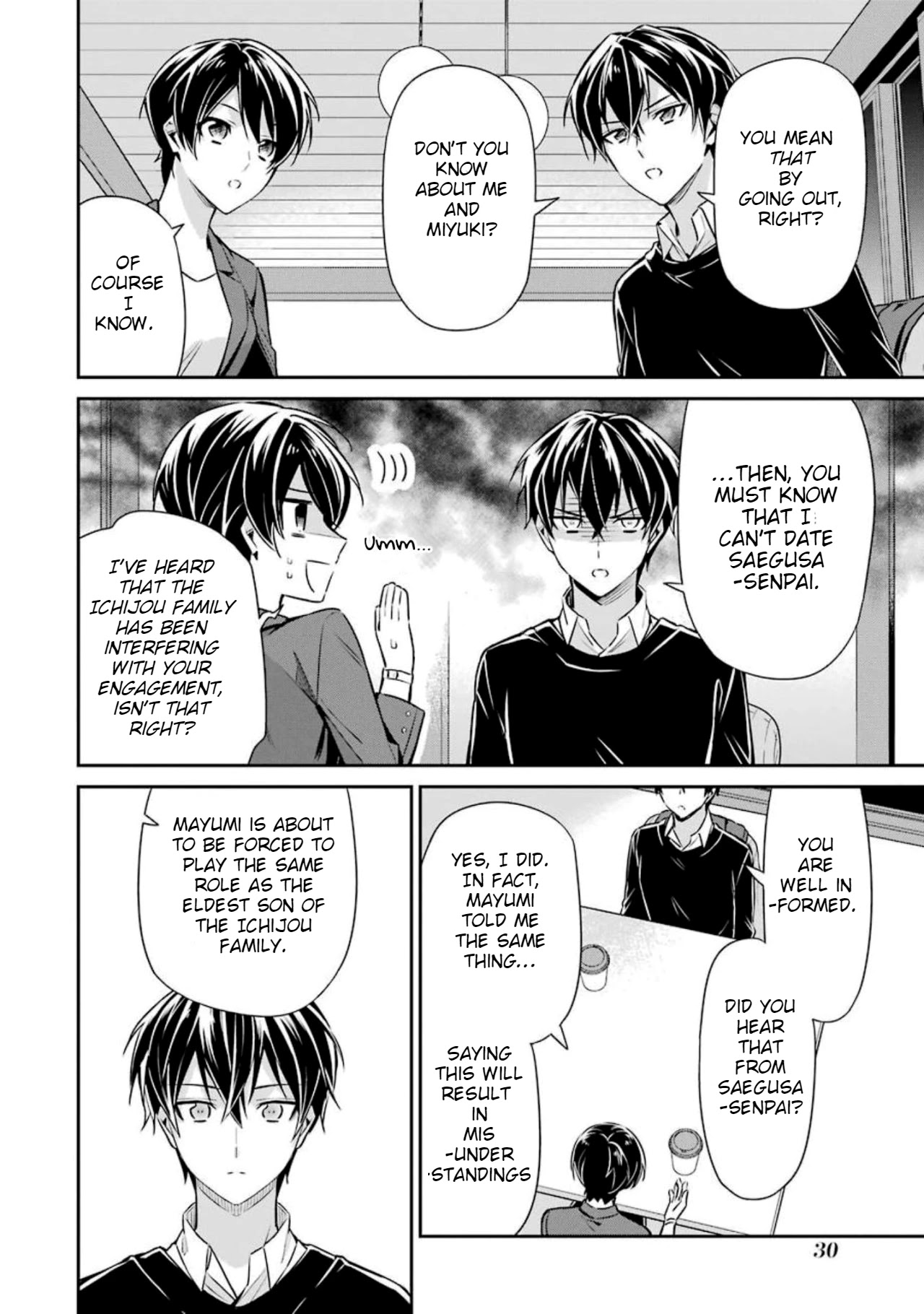 Mahouka Koukou no Rettousei - Shizoku Kaigi-hen Chapter 6 page 30 - Chapter 6: True Feelings