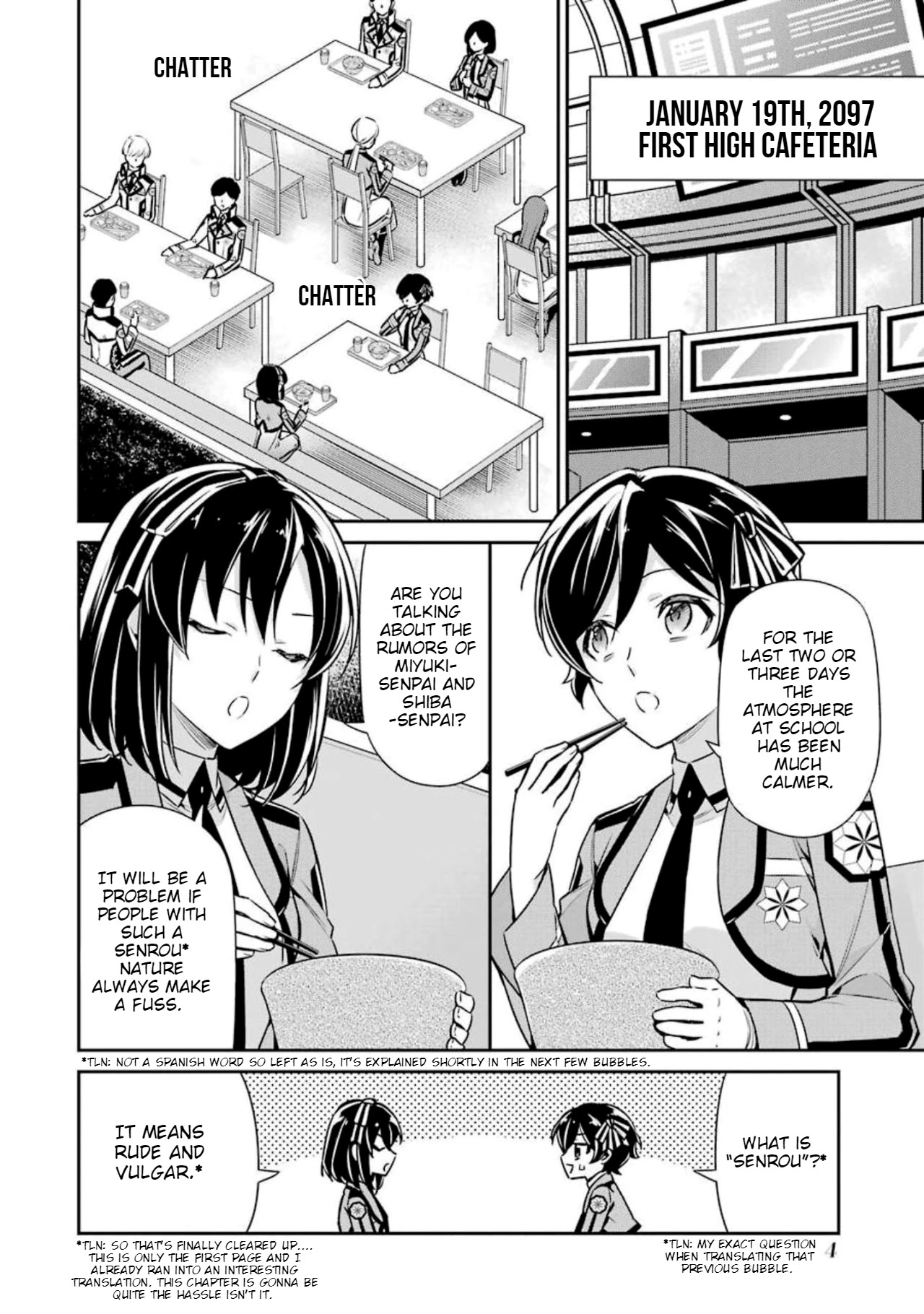 Mahouka Koukou no Rettousei - Shizoku Kaigi-hen Chapter 6 page 4 - Chapter 6: True Feelings