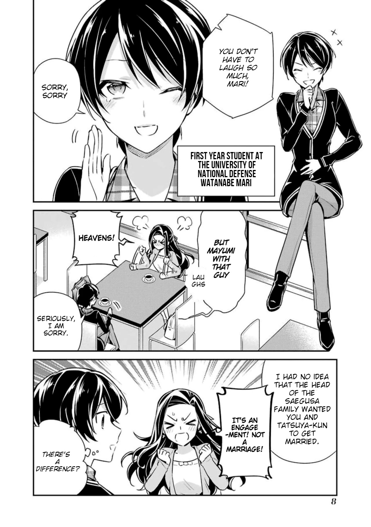 Mahouka Koukou no Rettousei - Shizoku Kaigi-hen Chapter 6 page 8 - Chapter 6: True Feelings
