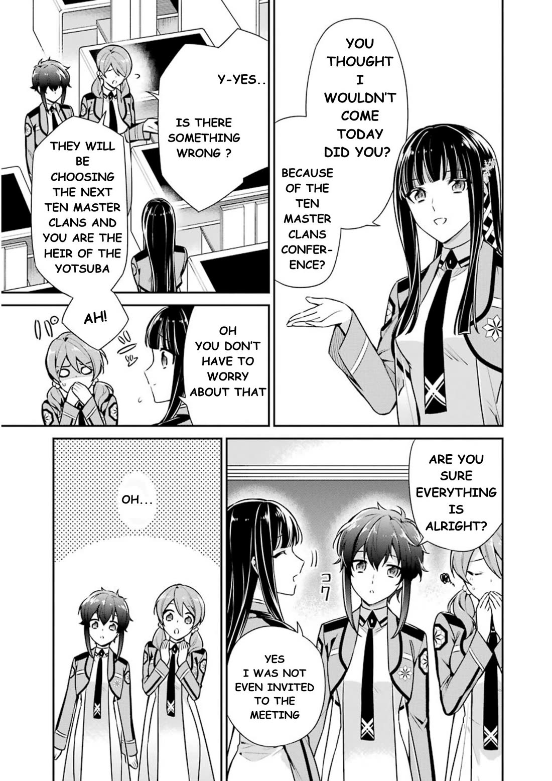 Mahouka Koukou no Rettousei - Shizoku Kaigi-hen Chapter 9 page 14 - Chapter 9: The Master Clans Conference (1)