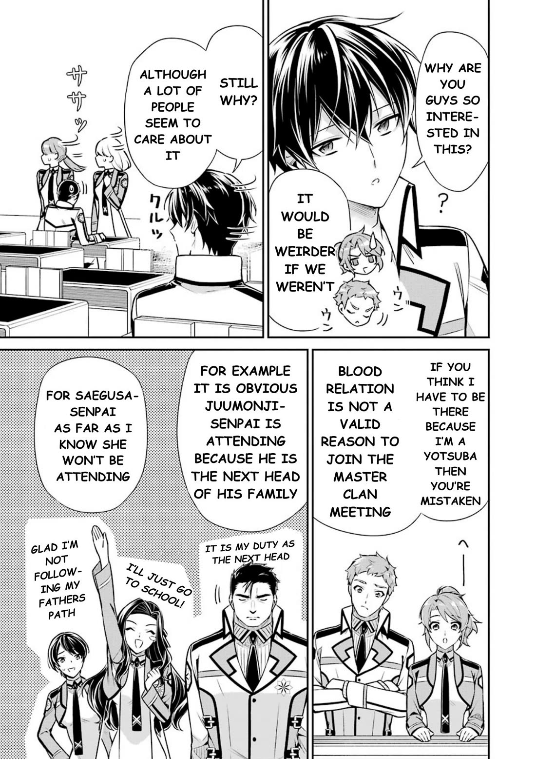 Mahouka Koukou no Rettousei - Shizoku Kaigi-hen Chapter 9 page 18 - Chapter 9: The Master Clans Conference (1)