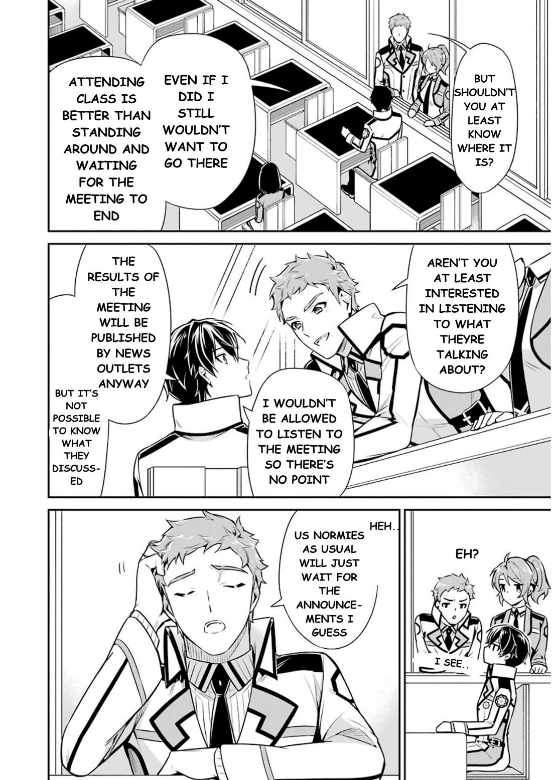 Mahouka Koukou no Rettousei - Shizoku Kaigi-hen Chapter 9 page 19 - Chapter 9: The Master Clans Conference (1)