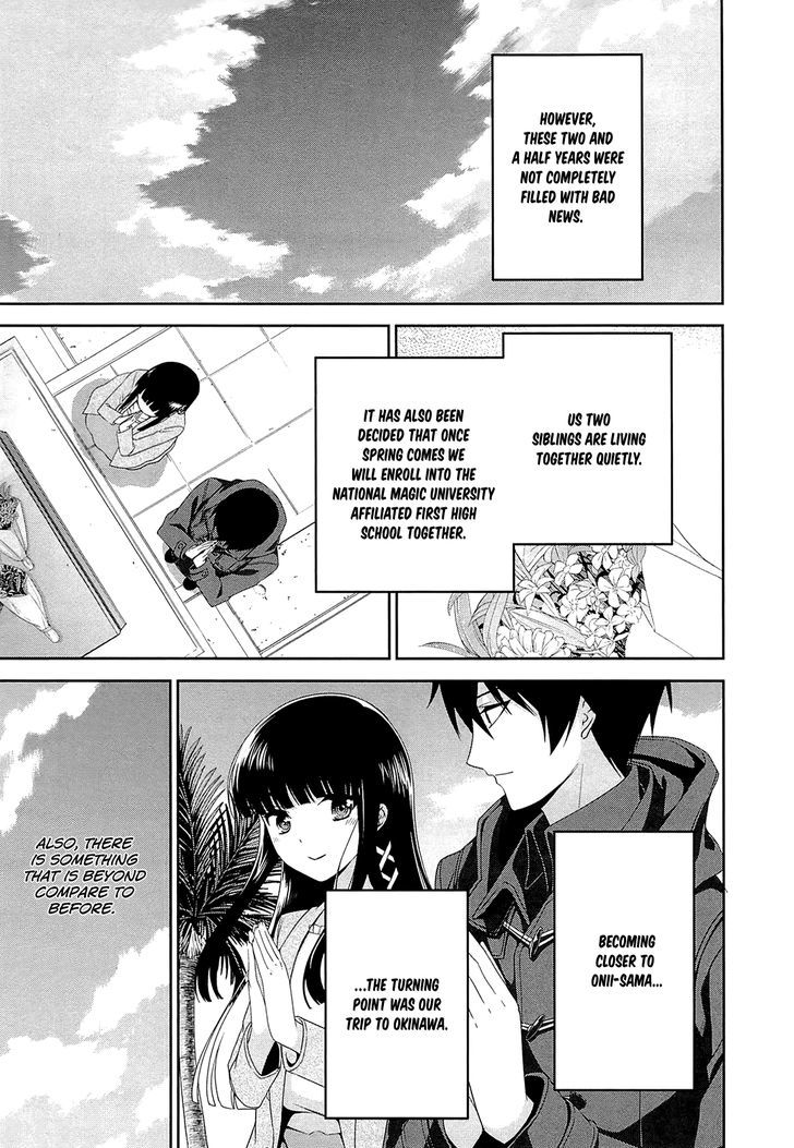 Mahouka Koukou no Rettousei - Tsuioku Hen Chapter 17 page 36 - Chapter 17 : The Two of Them, Together [End]