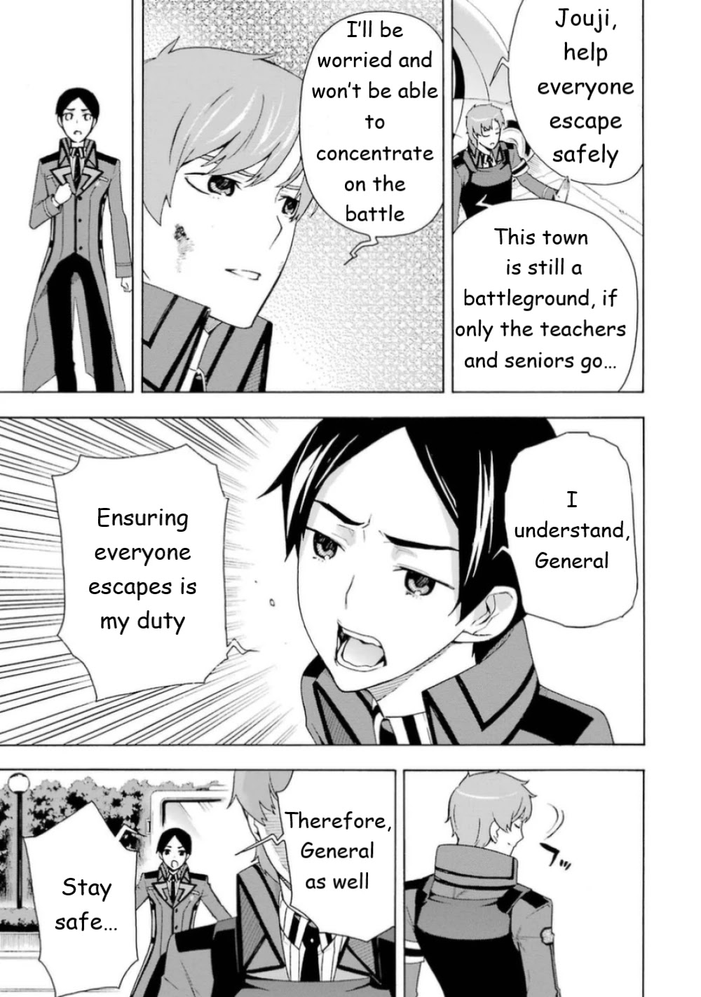 Mahouka Koukou no Rettousei - Yokohama Souran Hen Chapter 19 page 10 - Chapter 19: Crimson Blooms