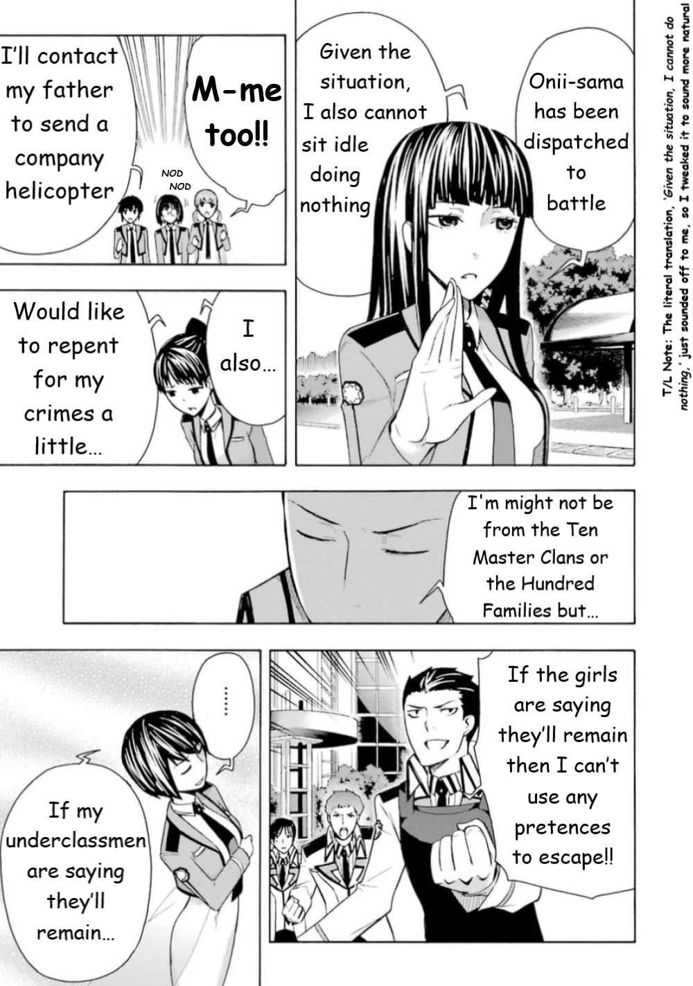 Mahouka Koukou no Rettousei - Yokohama Souran Hen Chapter 19 page 24 - Chapter 19: Crimson Blooms