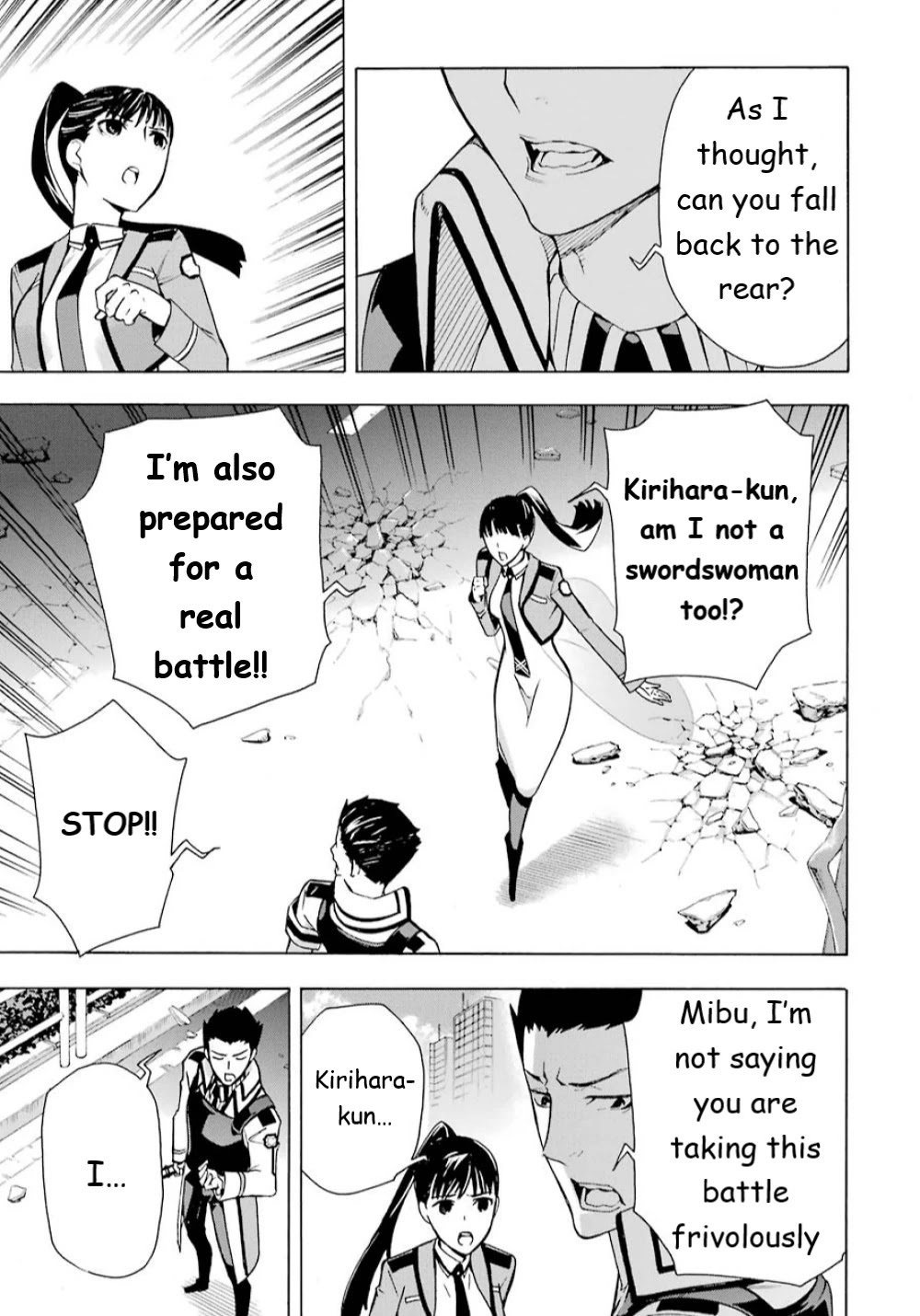 Mahouka Koukou no Rettousei - Yokohama Souran Hen Chapter 22 page 4 - Chapter 22: A Profusion of Secret Techniques