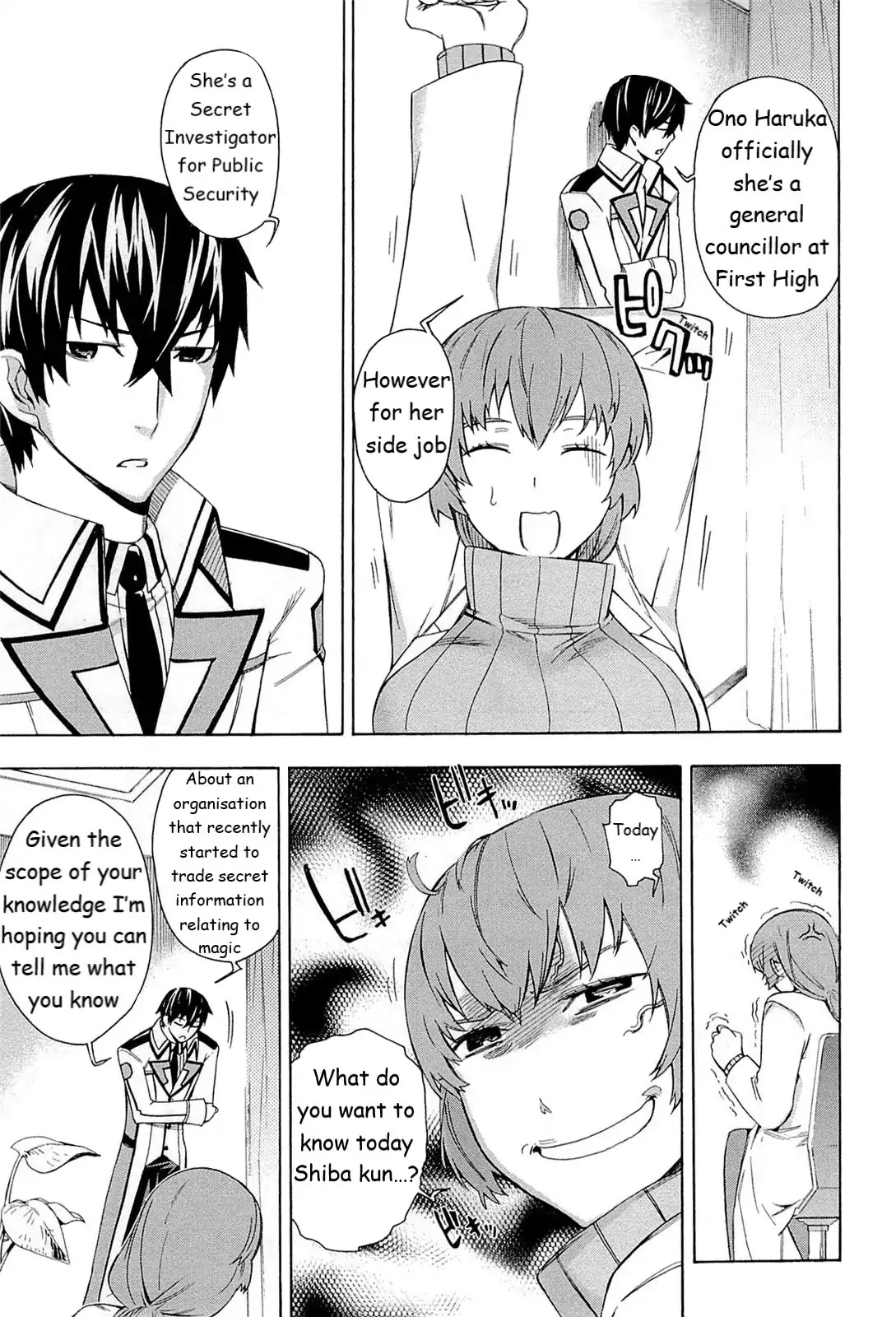 Mahouka Koukou no Rettousei - Yokohama Souran Hen Chapter 4 page 36 - Chapter 4
