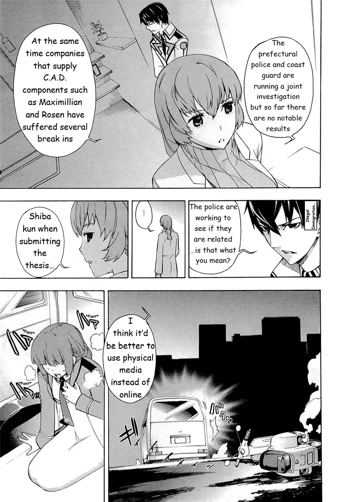 Mahouka Koukou no Rettousei - Yokohama Souran Hen Chapter 4 page 38 - Chapter 4