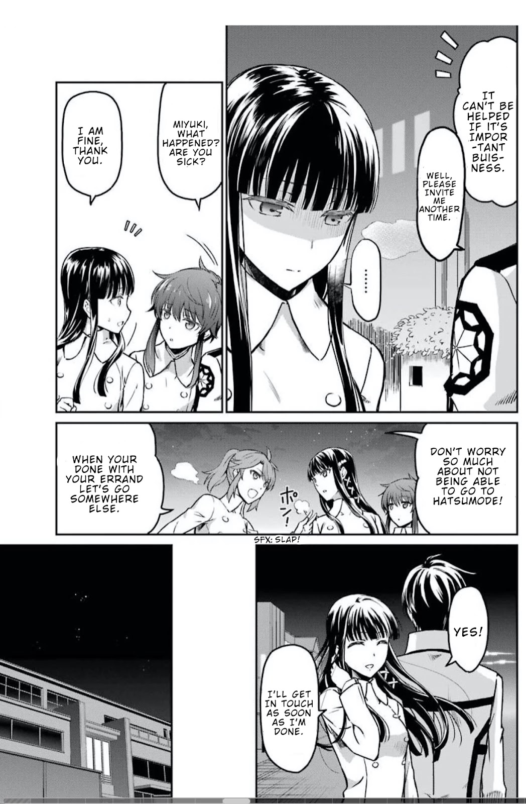 Mahouka Koukou no Rettousei - Yotsuba Keishou-hen Chapter 1 page 8 - Chapter 1: New Year