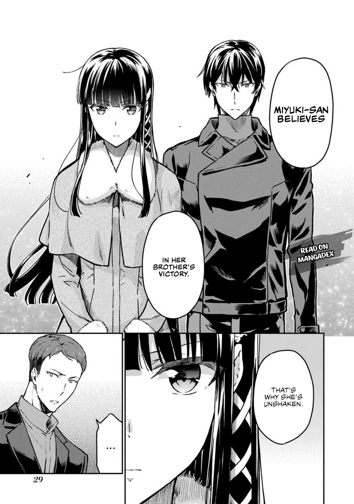Mahouka Koukou no Rettousei - Yotsuba Keishou-hen Chapter 10 page 5 - Chapter 10: Belief