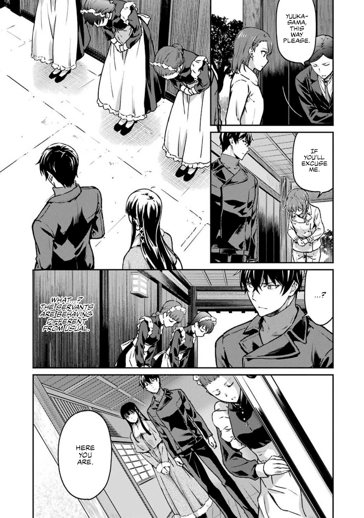 Mahouka Koukou no Rettousei - Yotsuba Keishou-hen Chapter 12 page 15 - Chapter 12: Unease