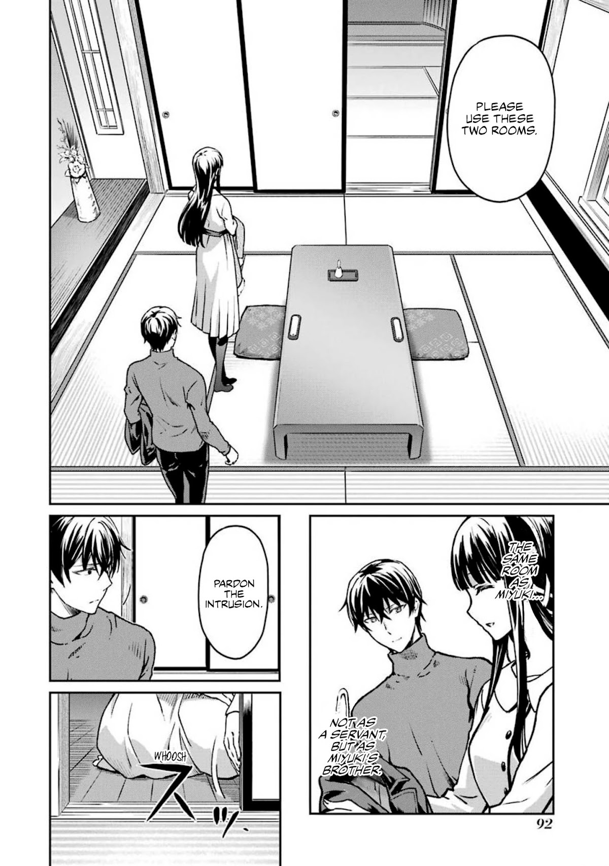 Mahouka Koukou no Rettousei - Yotsuba Keishou-hen Chapter 12 page 16 - Chapter 12: Unease