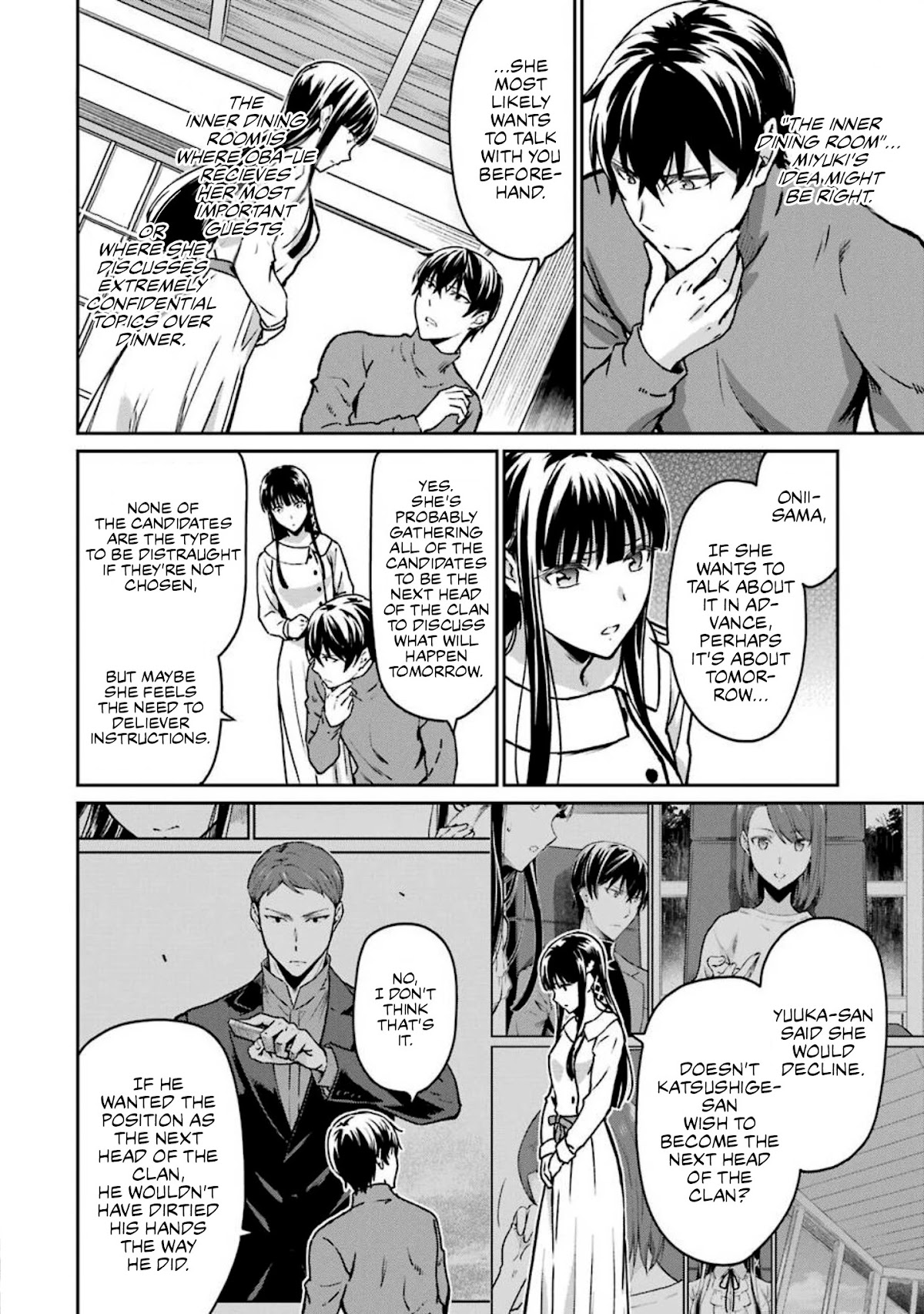 Mahouka Koukou no Rettousei - Yotsuba Keishou-hen Chapter 12 page 20 - Chapter 12: Unease