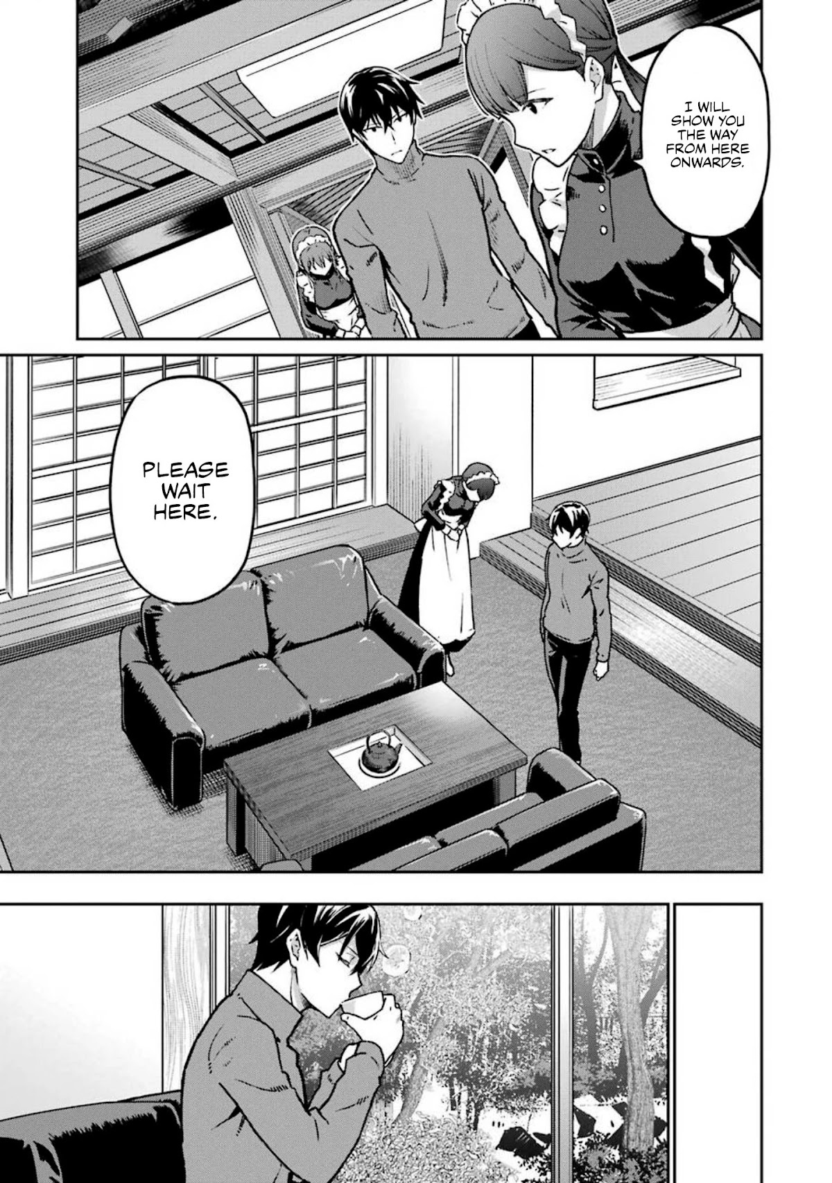 Mahouka Koukou no Rettousei - Yotsuba Keishou-hen Chapter 13 page 9 - Chapter 13: Birth