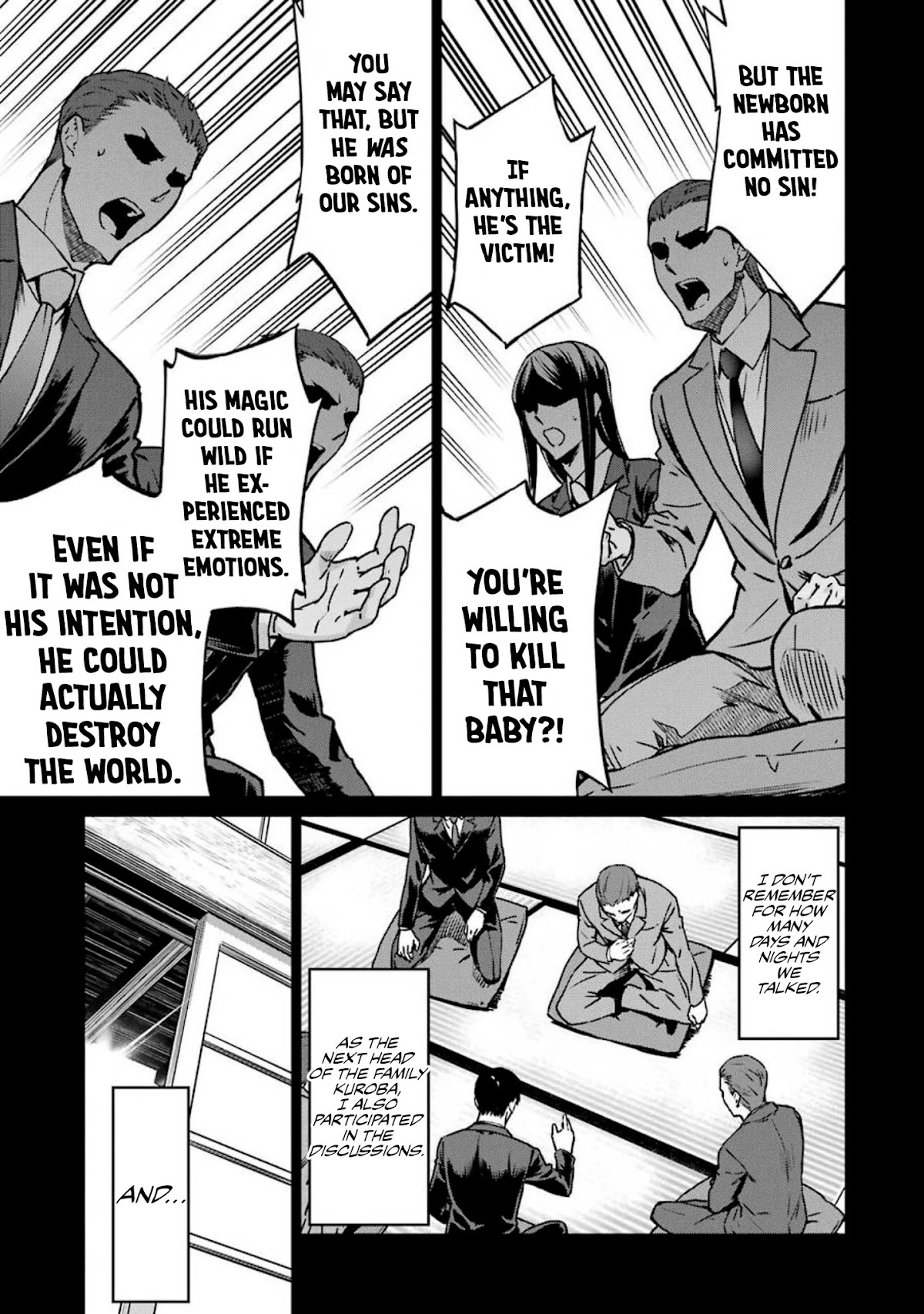 Mahouka Koukou no Rettousei - Yotsuba Keishou-hen Chapter 14 page 9 - Chapter 14: Tatsuya's Power