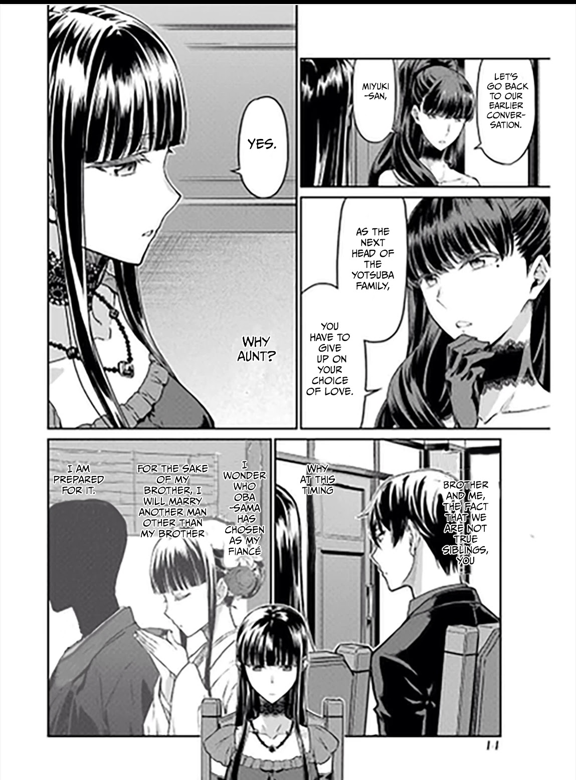 Mahouka Koukou no Rettousei - Yotsuba Keishou-hen Chapter 18 page 4 - Chapter 18: The Truth of the Siblings (2)