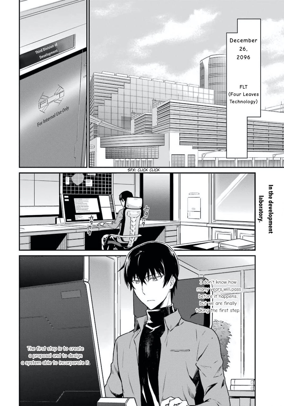 Mahouka Koukou no Rettousei - Yotsuba Keishou-hen Chapter 2 page 2 - Chapter 2: Respectively Plotting