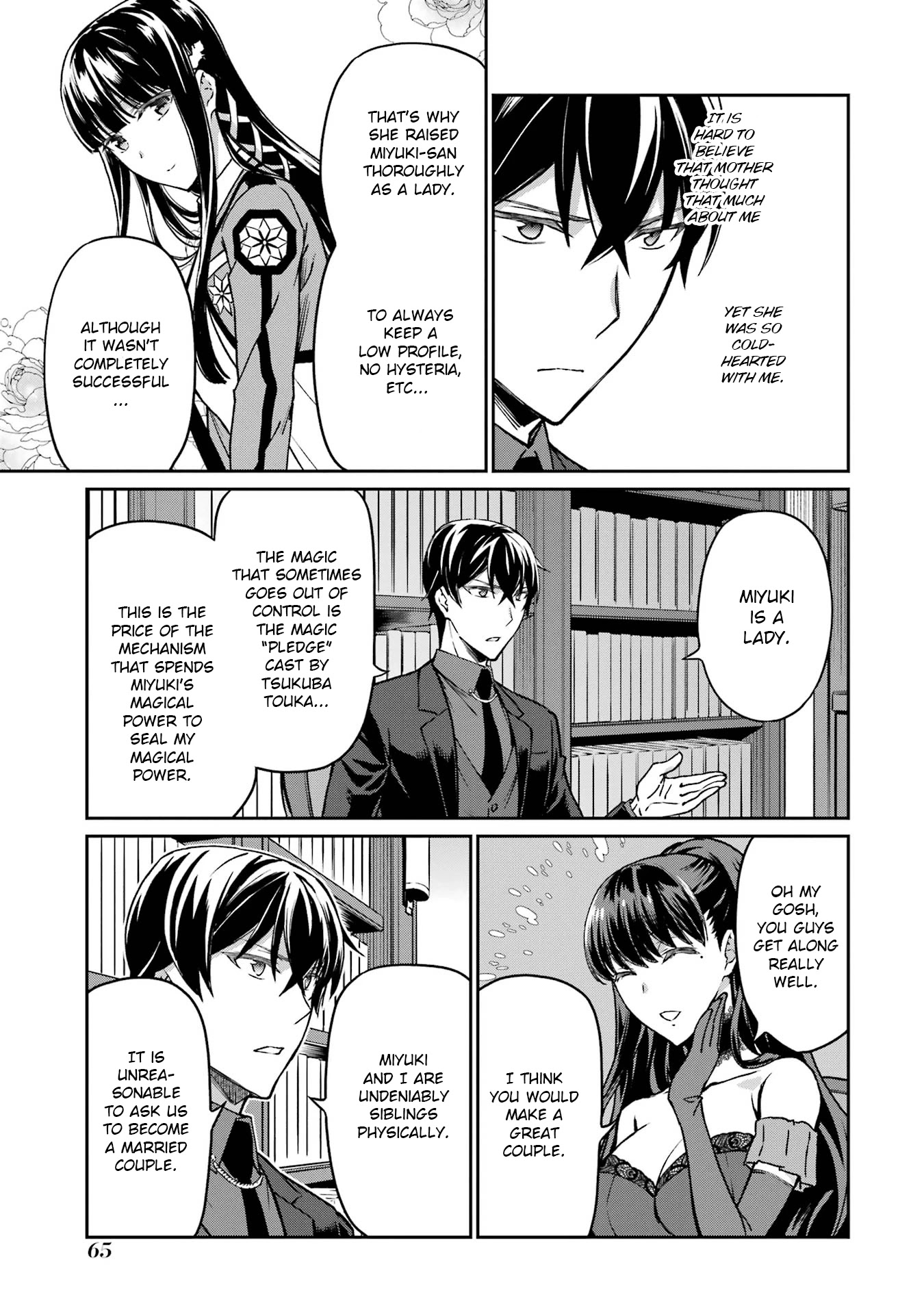 Mahouka Koukou no Rettousei - Yotsuba Keishou-hen Chapter 20 page 15 - Chapter 20: Prayer