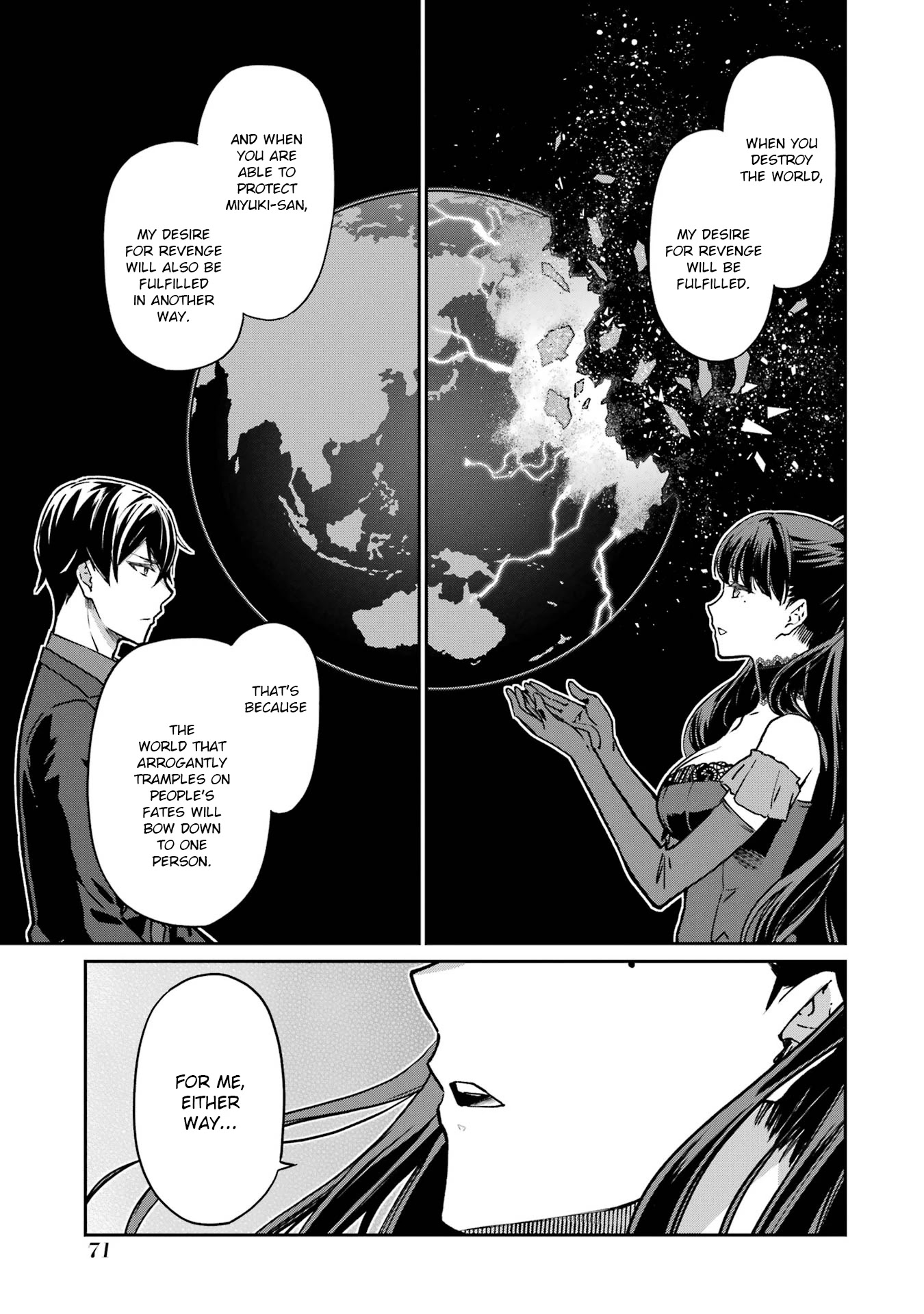 Mahouka Koukou no Rettousei - Yotsuba Keishou-hen Chapter 20 page 21 - Chapter 20: Prayer