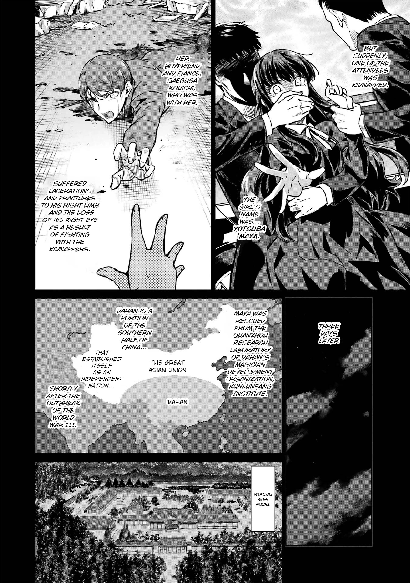 Mahouka Koukou no Rettousei - Yotsuba Keishou-hen Chapter 20 page 4 - Chapter 20: Prayer