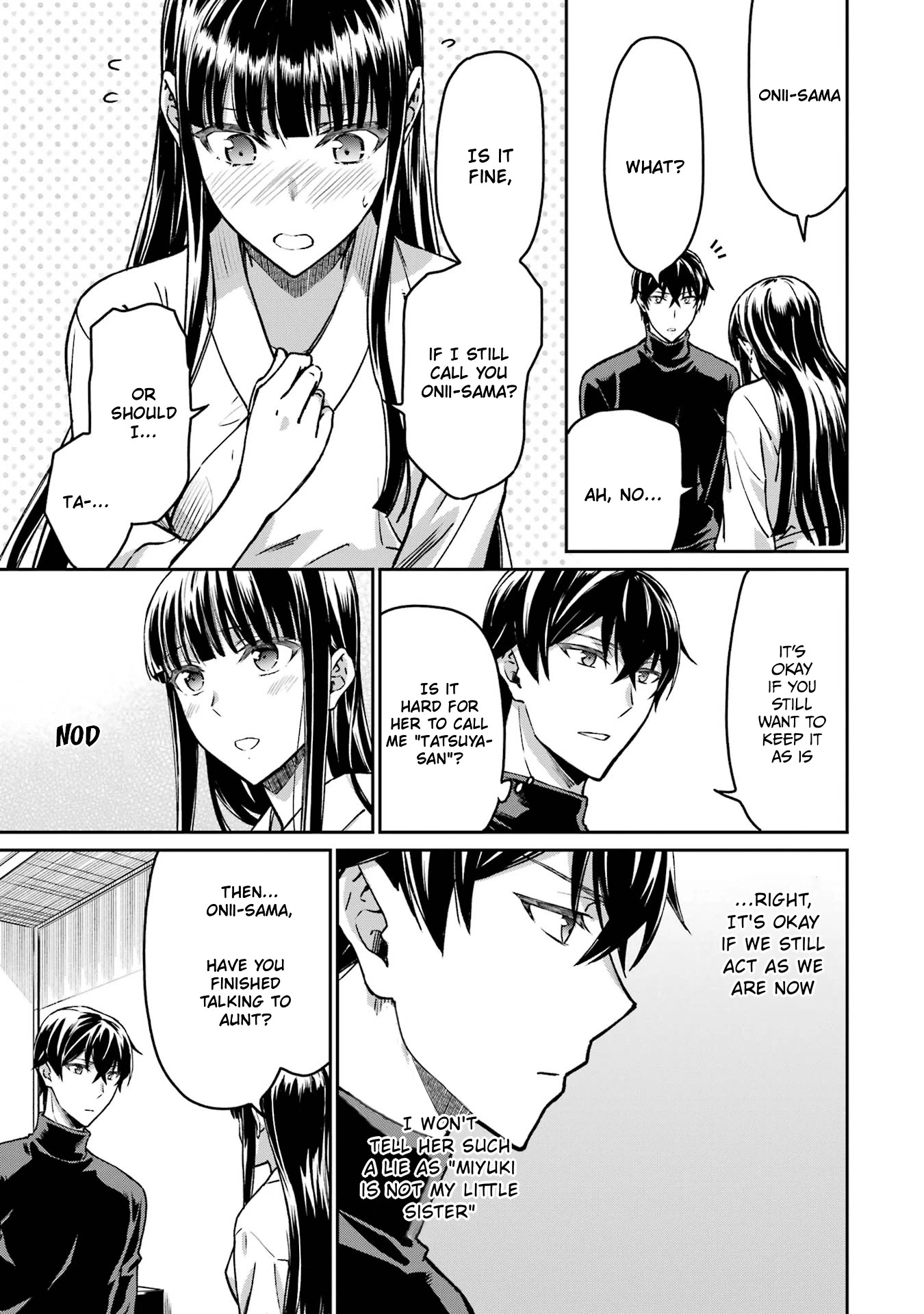 Mahouka Koukou no Rettousei - Yotsuba Keishou-hen Chapter 22 page 13 - Chapter 22: The Truth