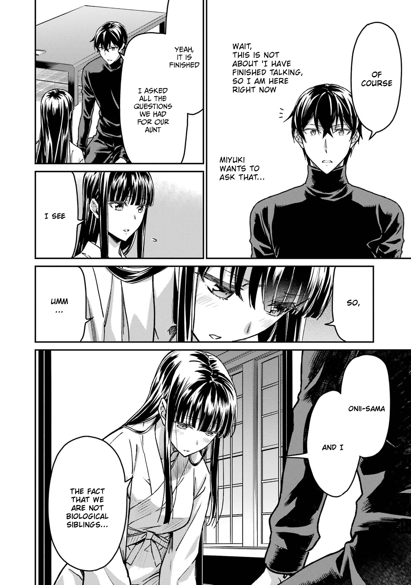 Mahouka Koukou no Rettousei - Yotsuba Keishou-hen Chapter 22 page 14 - Chapter 22: The Truth