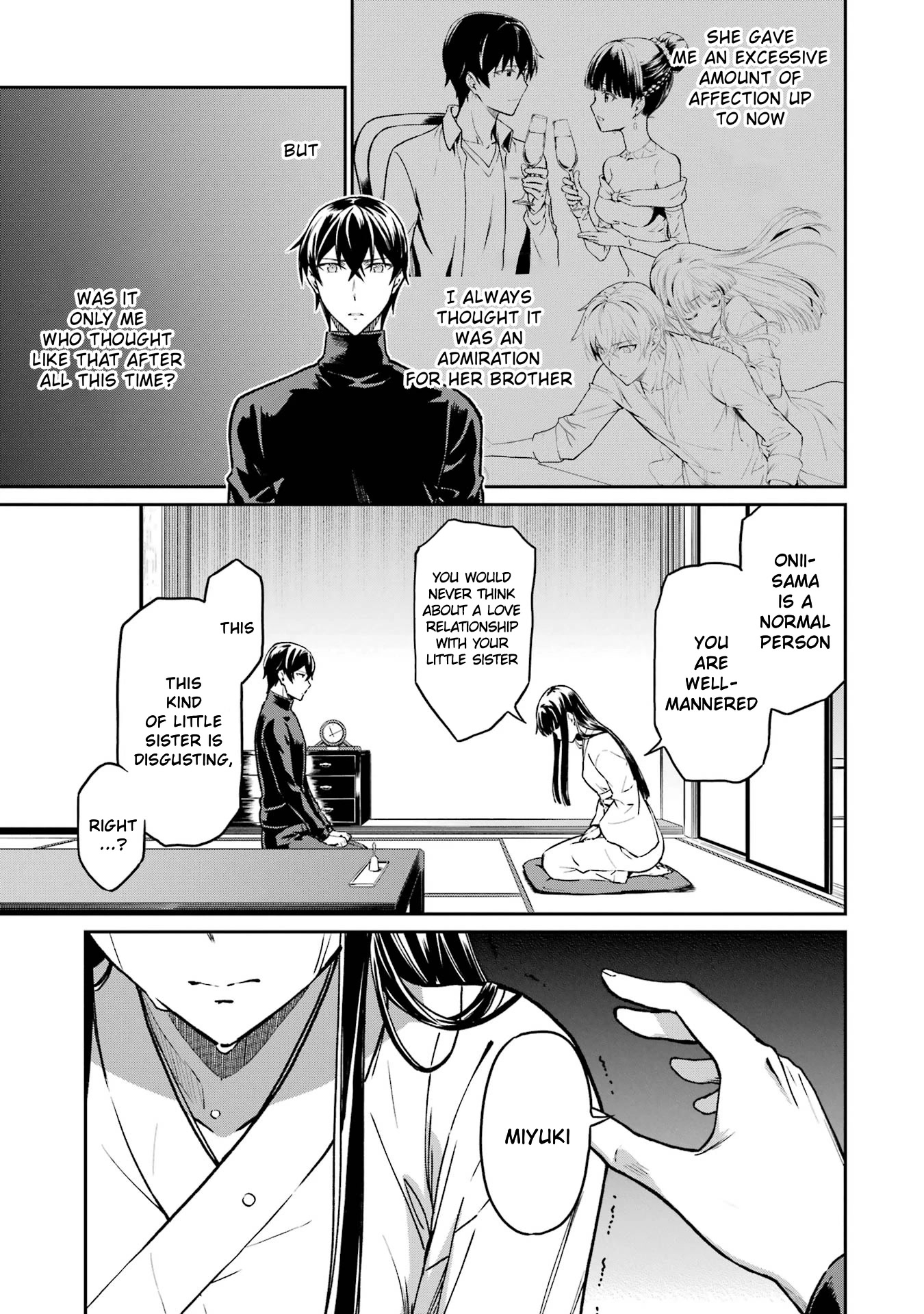 Mahouka Koukou no Rettousei - Yotsuba Keishou-hen Chapter 23 page 7 - Chapter 23: Love (1)