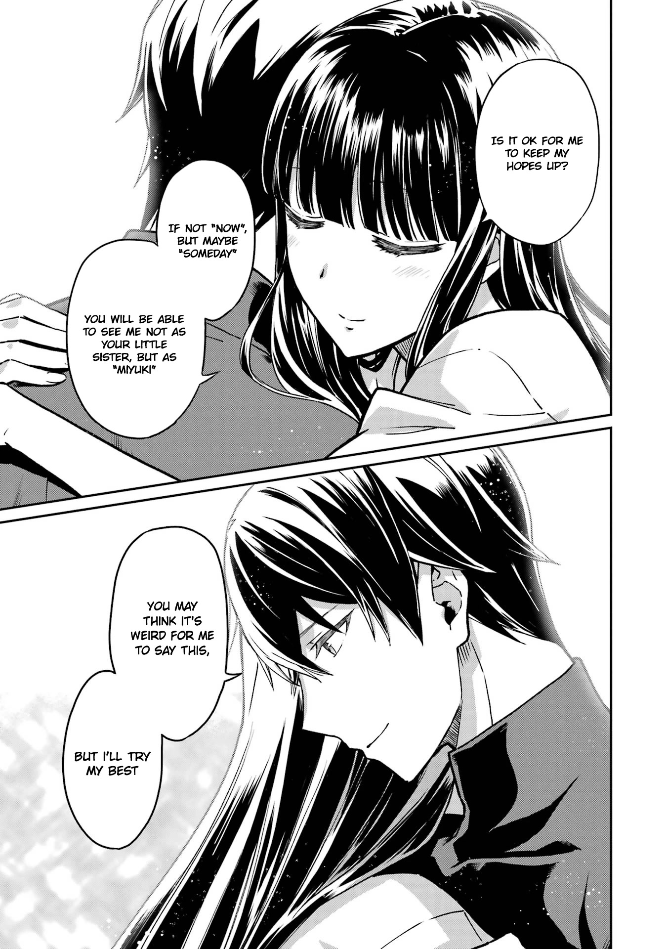 Mahouka Koukou no Rettousei - Yotsuba Keishou-hen Chapter 24 page 3 - Chapter 24: Love (2)