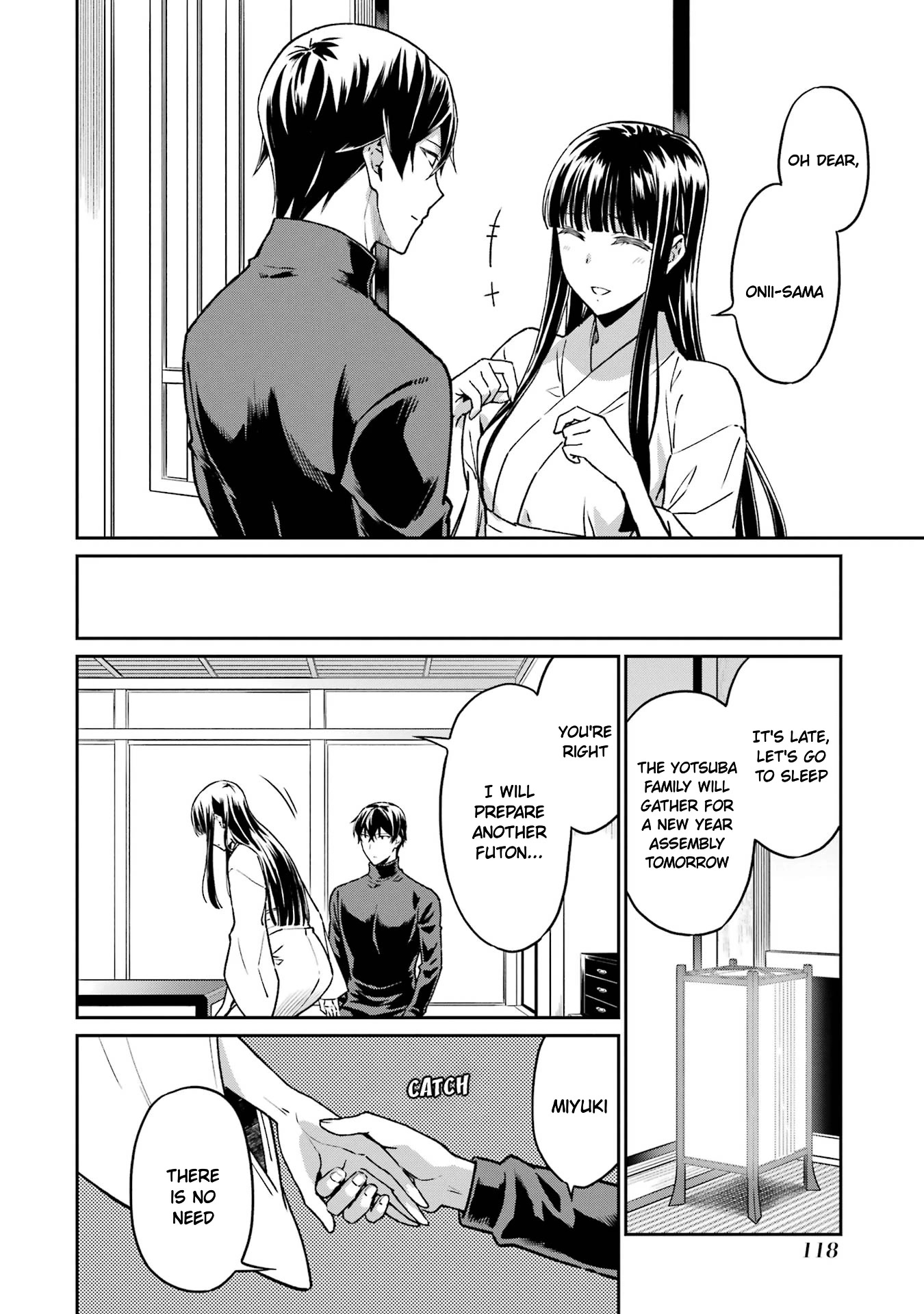 Mahouka Koukou no Rettousei - Yotsuba Keishou-hen Chapter 24 page 4 - Chapter 24: Love (2)